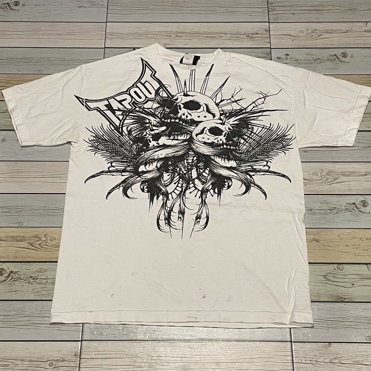 Southpole X Tapout Rare Tapout Wings Cross Tee Y2k Affliction Style Hoodie, Sweatshirt | PodTeesHub.com