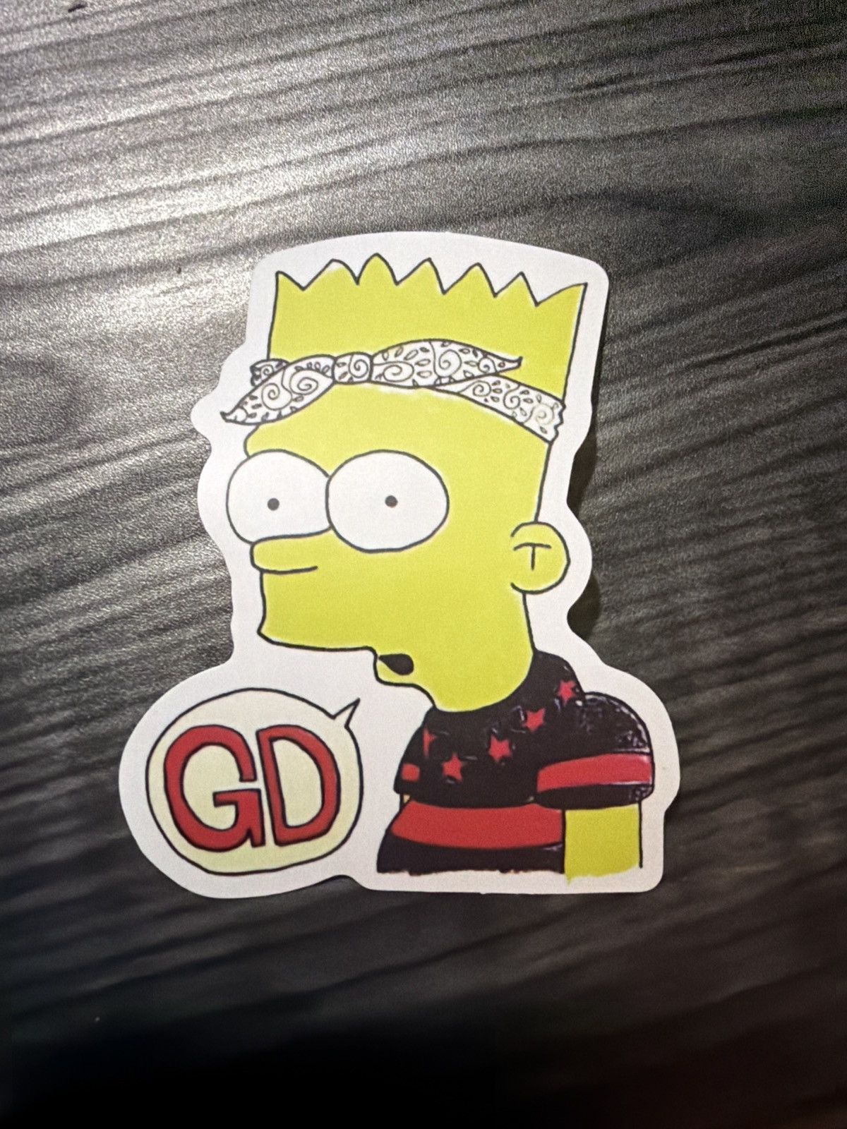 Simpsons Simpsons Bart Simpson Gd Sticker T-Shirts, Hoodie, Sweatshirt