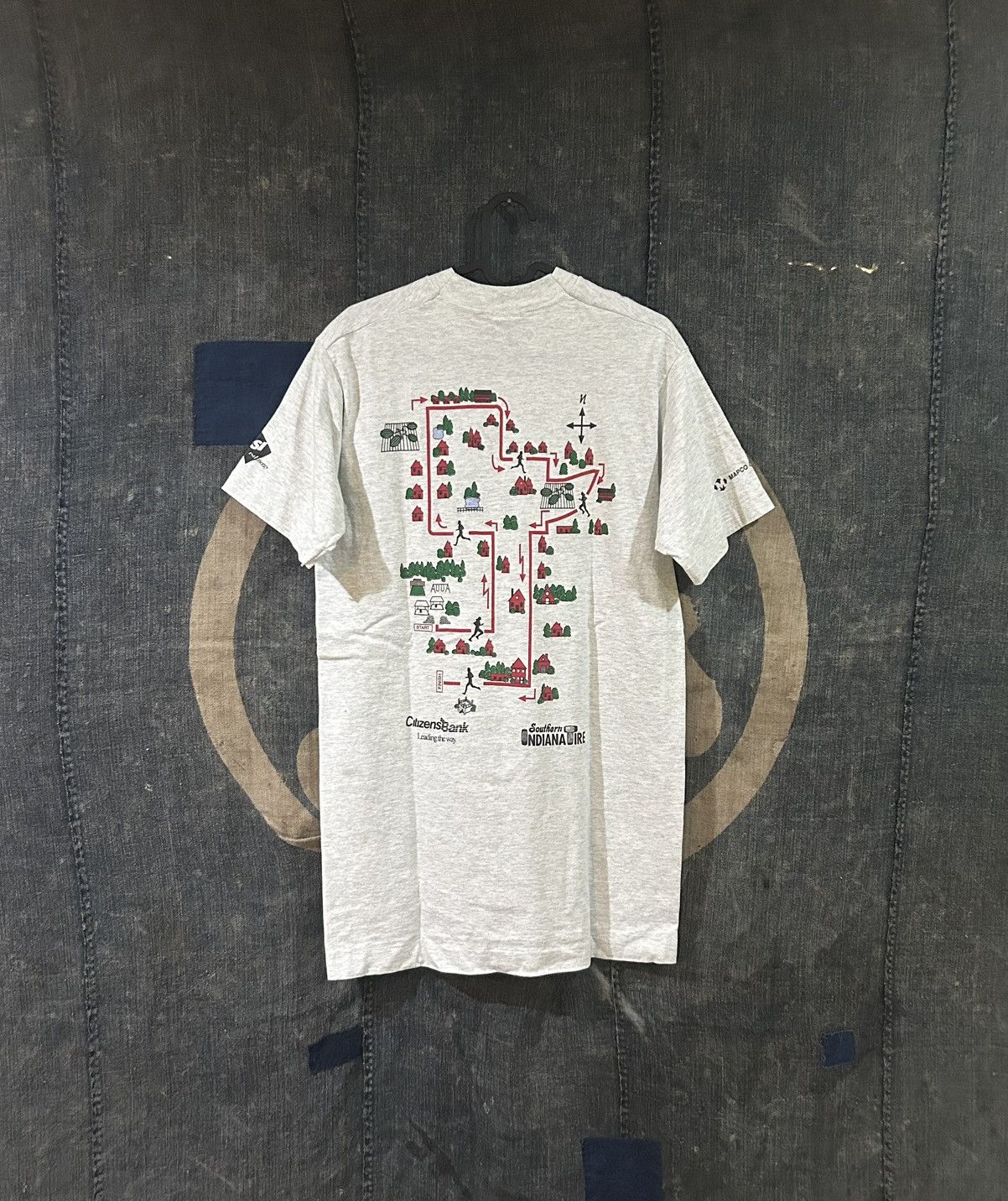 Vintage Watermelon Run Marathon 5k Vintage T Shirt 90s Hoodie, Sweatshirt | PodTeesHub.com