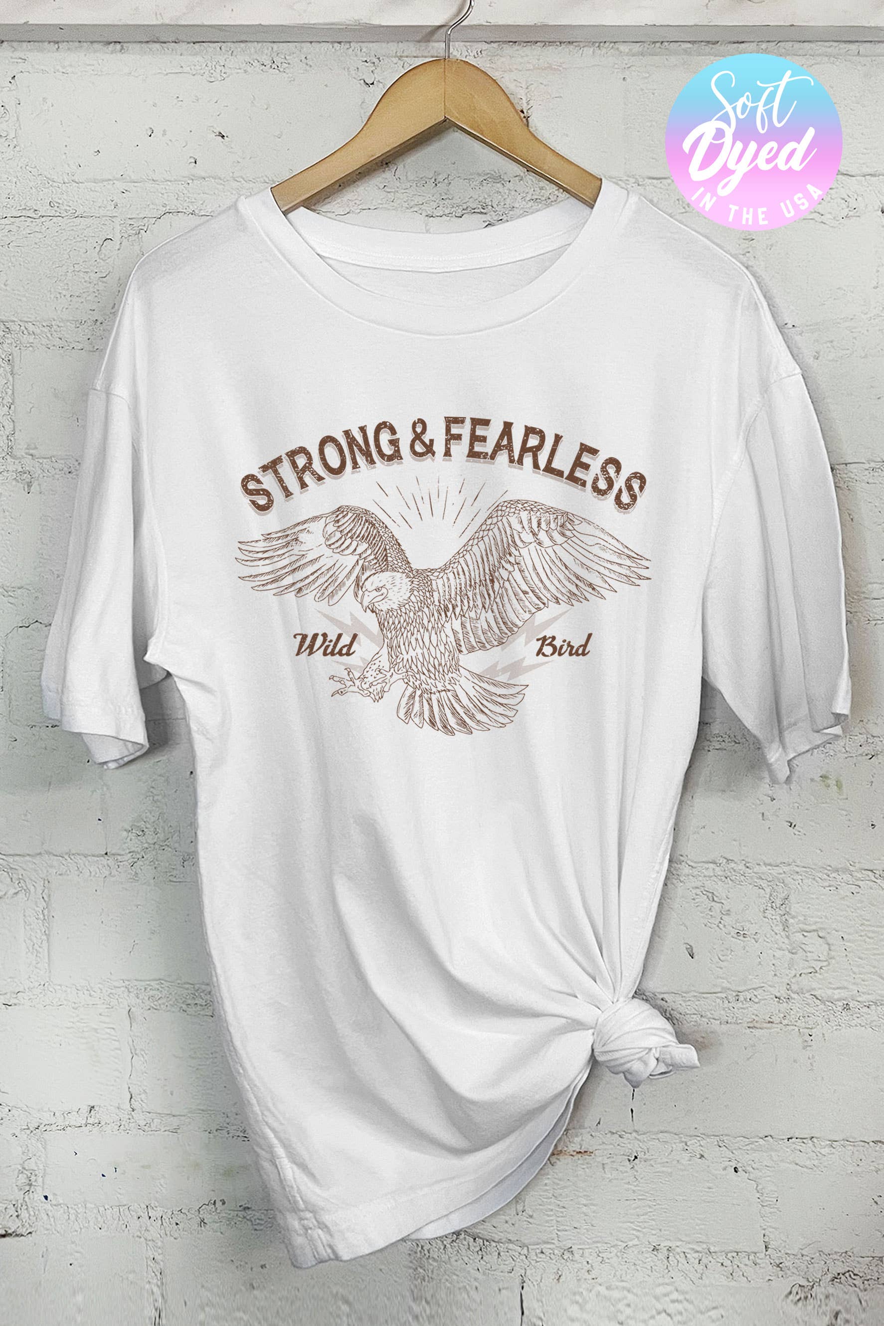 Strong and Fearless-Oversized Tee Hoodie, Sweatshirt | PodTeesHub.com