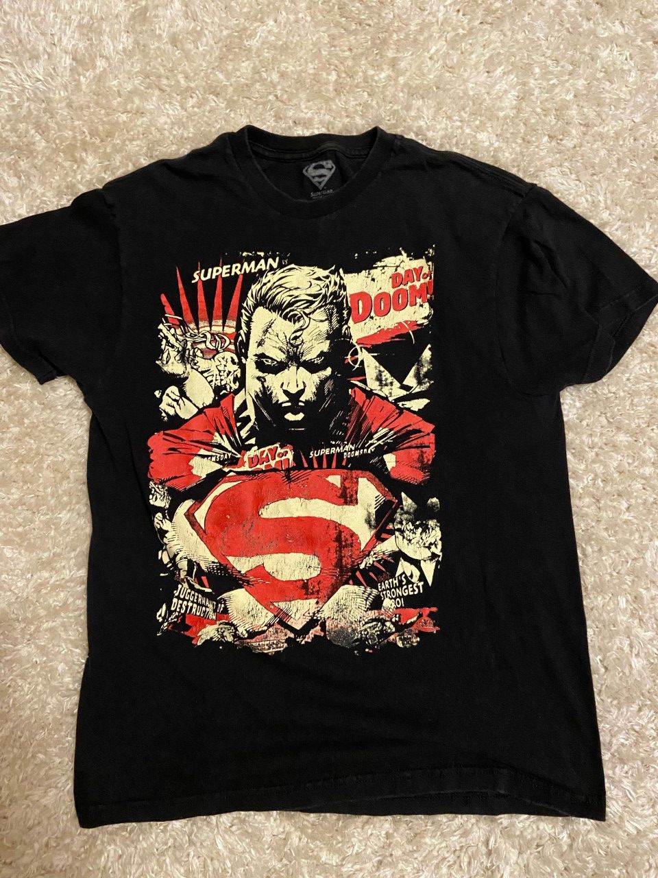 Vintage Superman Doomsday Tee Hoodie, Sweatshirt | PodTeesHub.com