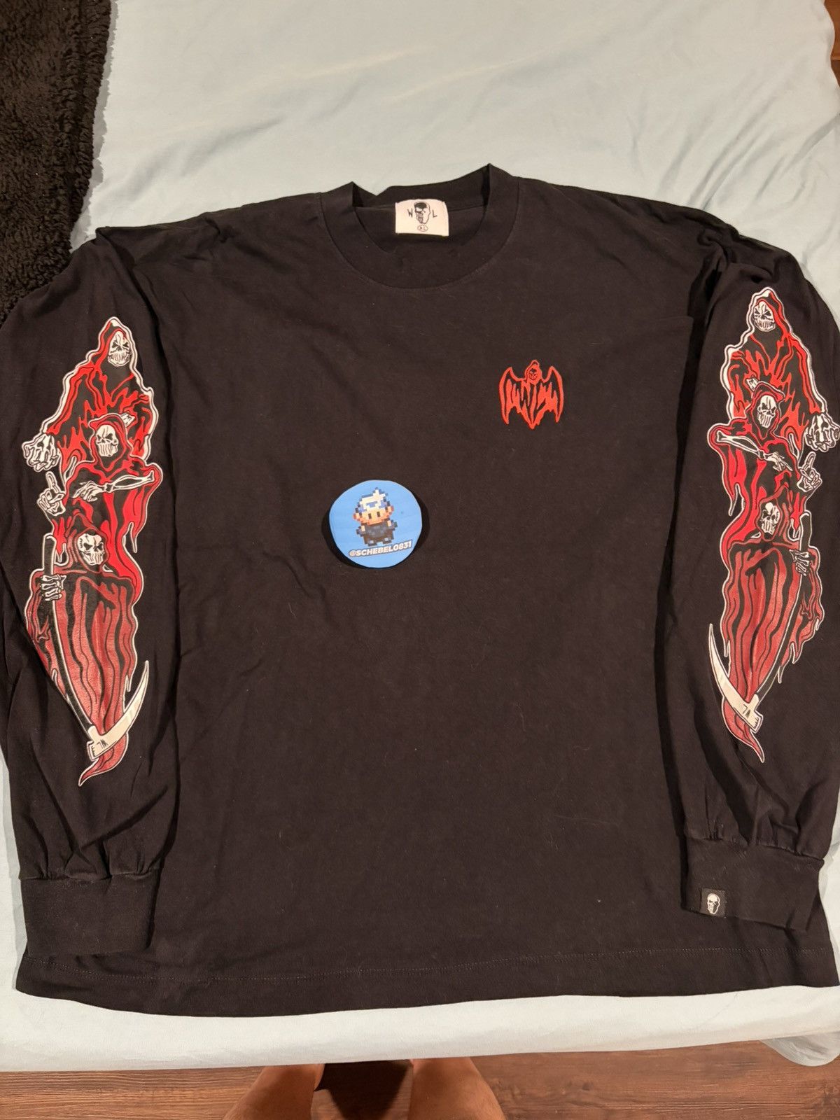 Lotas Warren Lotas 3 Reapers Long Sleeve Black Xl T-Shirts, Hoodie, Sweatshirt | PodTeesHub.com