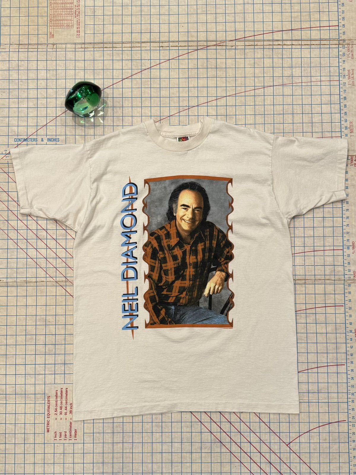 Band Tees Vintage Neil Diamond I Am I Said Graphic Tee 1996 Size Xl Hoodie, Sweatshirt | PodTeesHub.com