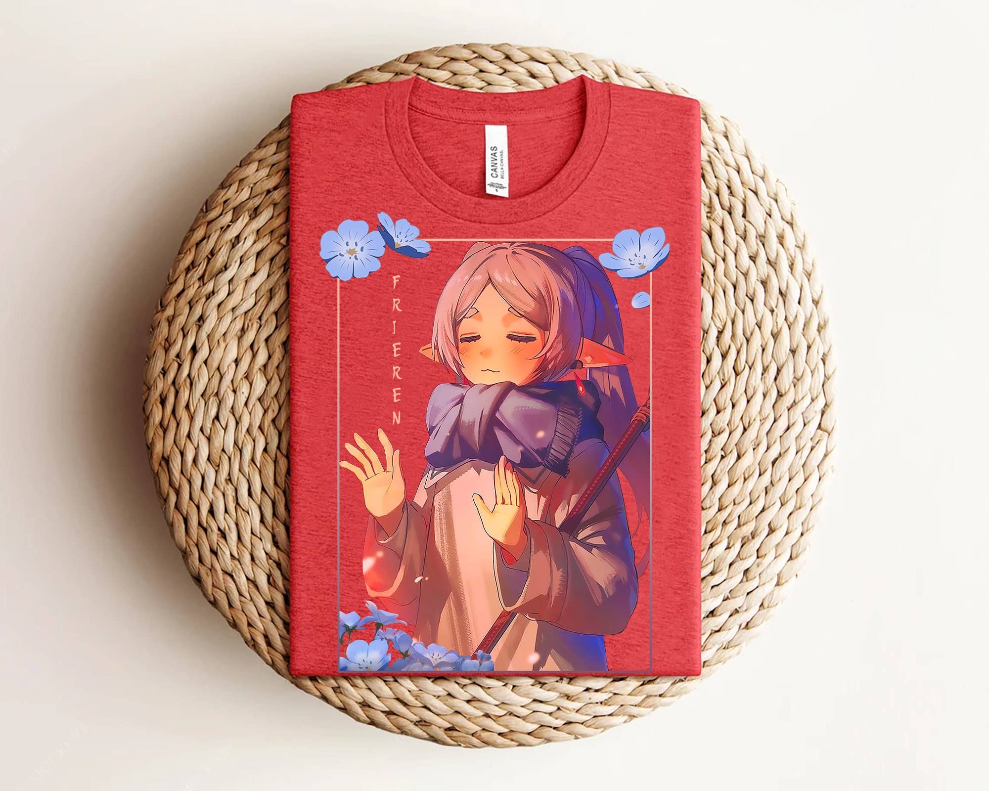 Anime Graphic Tee - F Rieren Aesthetic Gift For Him & Her Hoodie, Sweatshirt | PodTeesHub.com