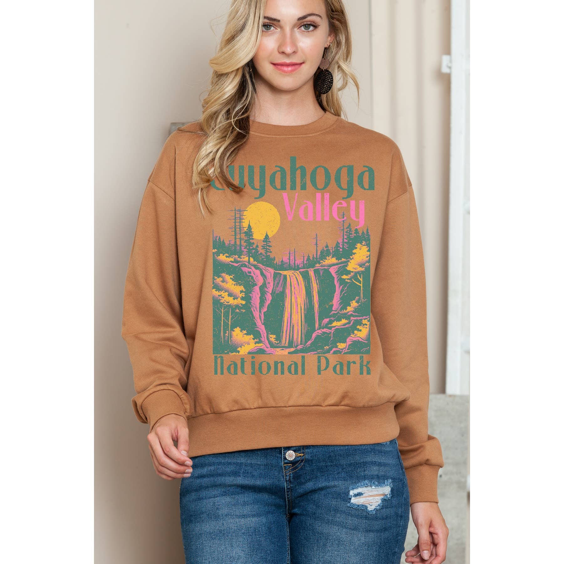 Cuyahoga Valley National Park - Crewneck Sweatshirt T-Shirts, Hoodie | PodTeesHub.com