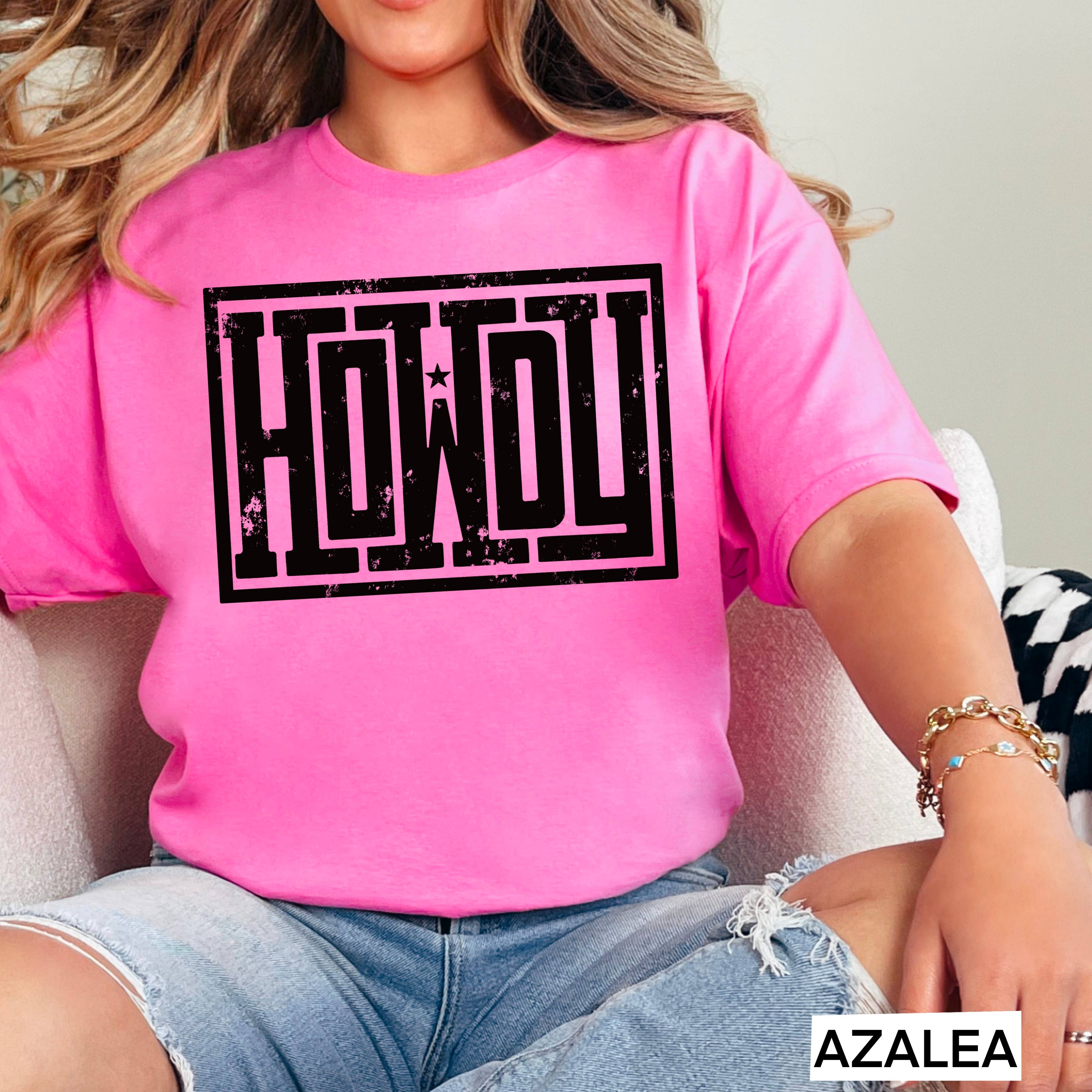 Howdy Western Graphic Tee  |  Gildan Hoodie, Sweatshirt | PodTeesHub.com