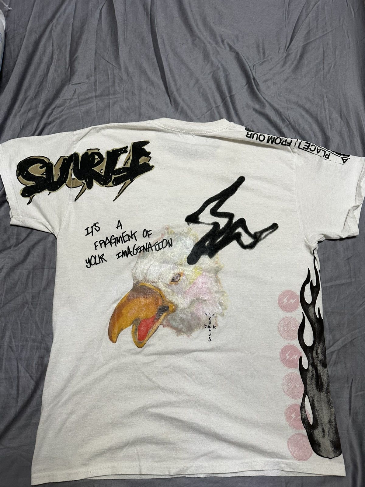 Scott Travis Scott Cactus Jack For Fragment Sunrise Tee 2021 Hoodie, Sweatshirt | PodTeesHub.com