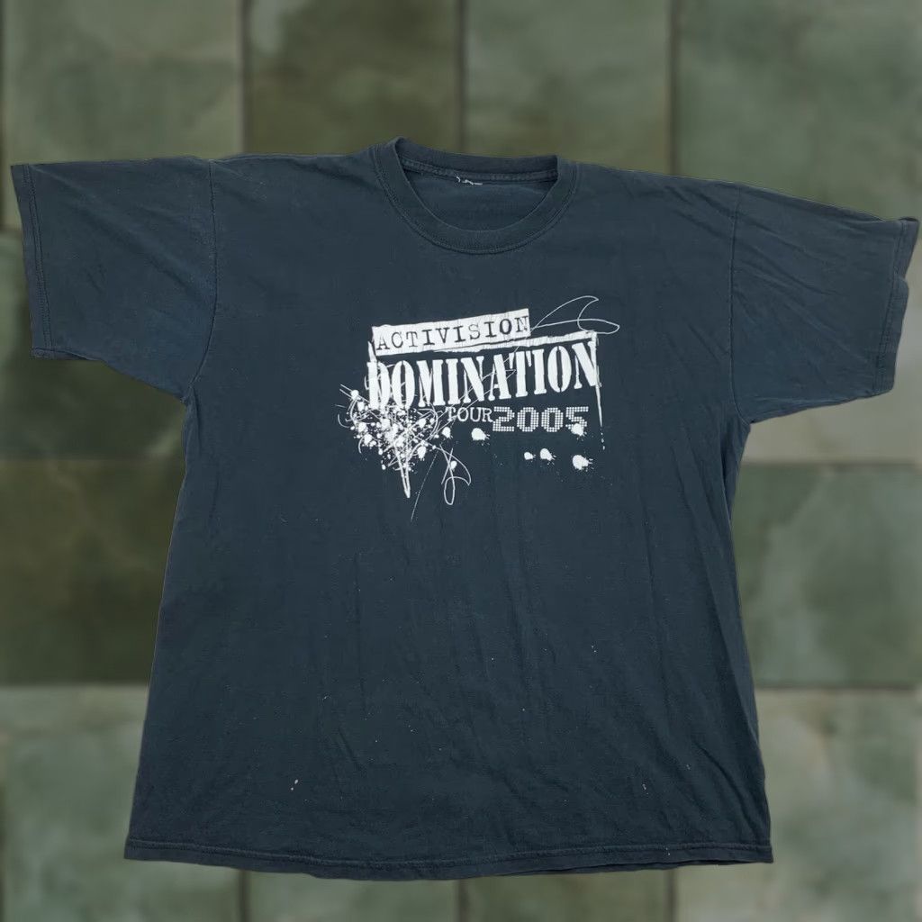 Vintage Activision Gaming Promo Shirt Adult L Black 2005 Game Releases Tour Mens Hoodie, Sweatshirt | PodTeesHub.com