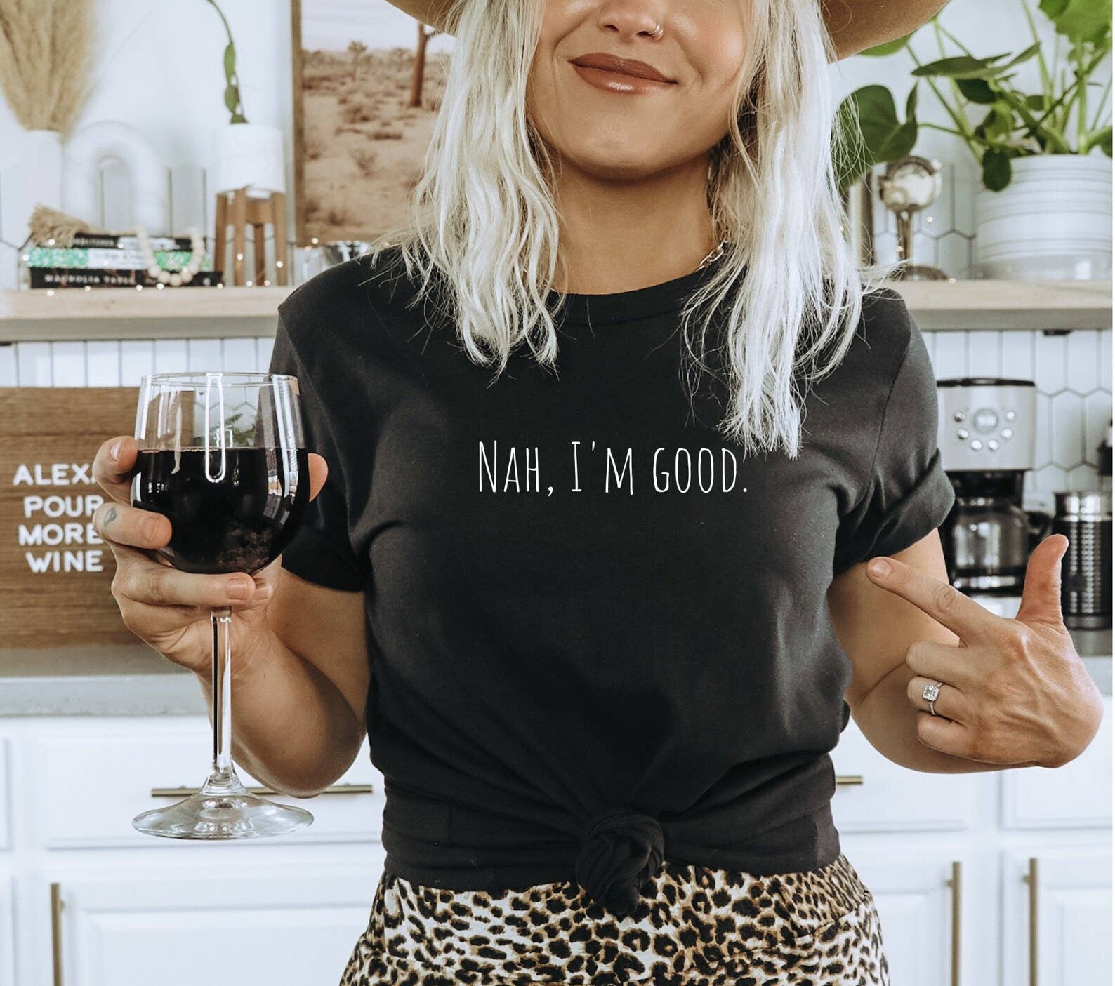 Nah I'm Good Shirt - Cute Tee Hoodie, Sweatshirt | PodTeesHub.com