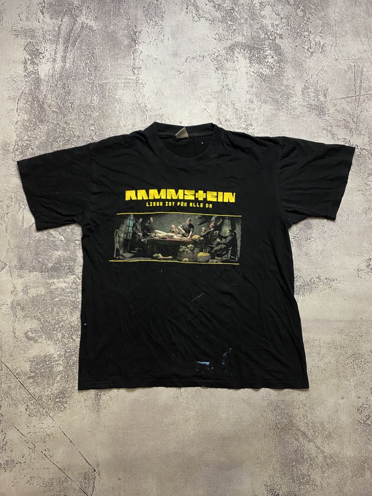 Vintage 90s Rammstein Distressed T Shirt Hoodie, Sweatshirt | PodTeesHub.com