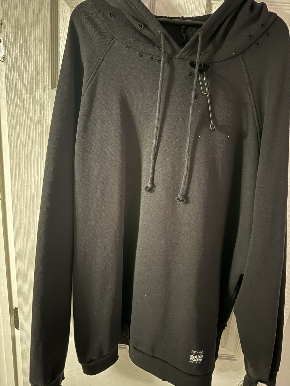 Simons Raf Simons 2020 2021 Oversized Distressed Hoodie T-Shirts, Sweatshirt | PodTeesHub.com