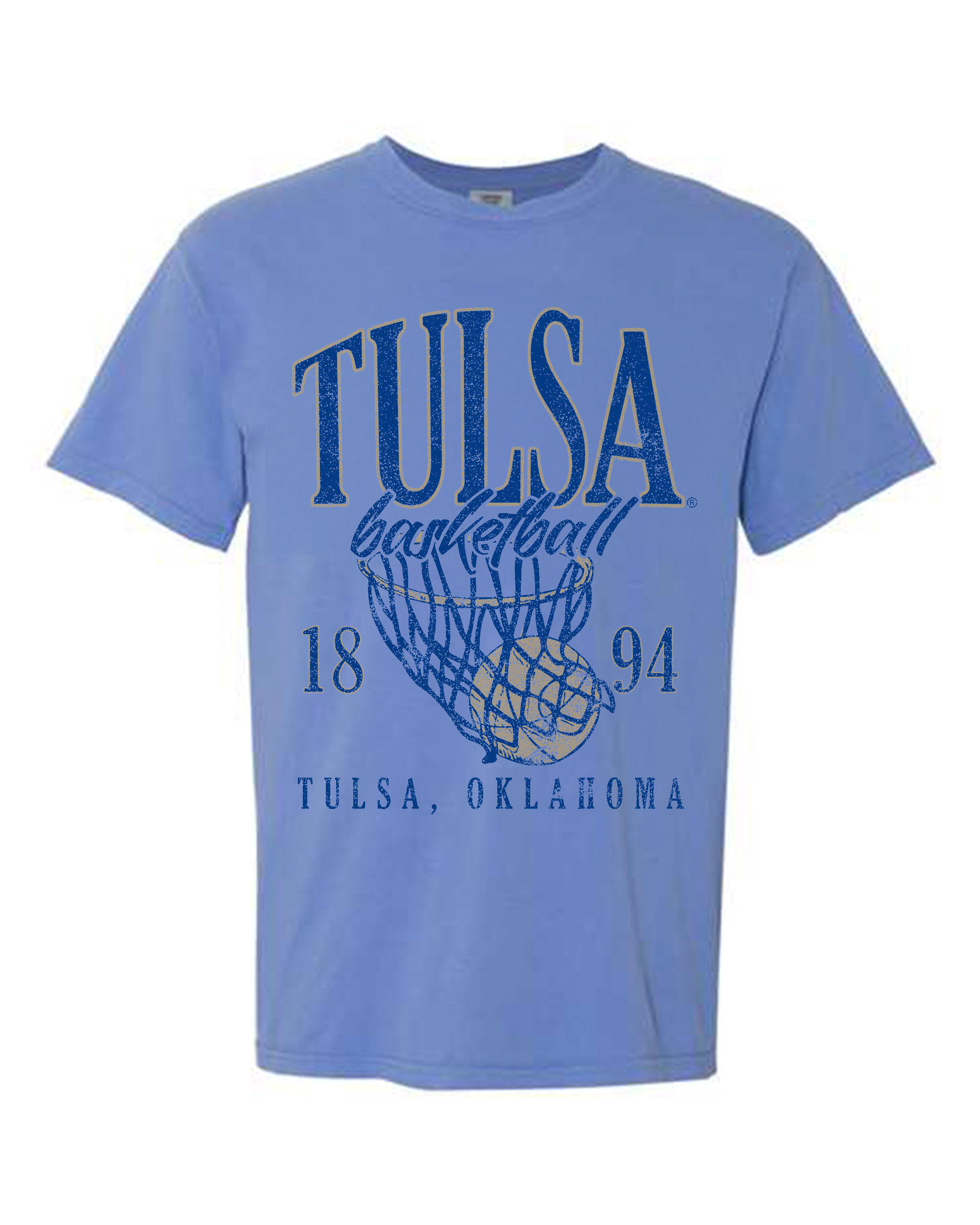 Tu Tulsa Hurricane Big Basketball Blue Cc Tee Hoodie, Sweatshirt | PodTeesHub.com