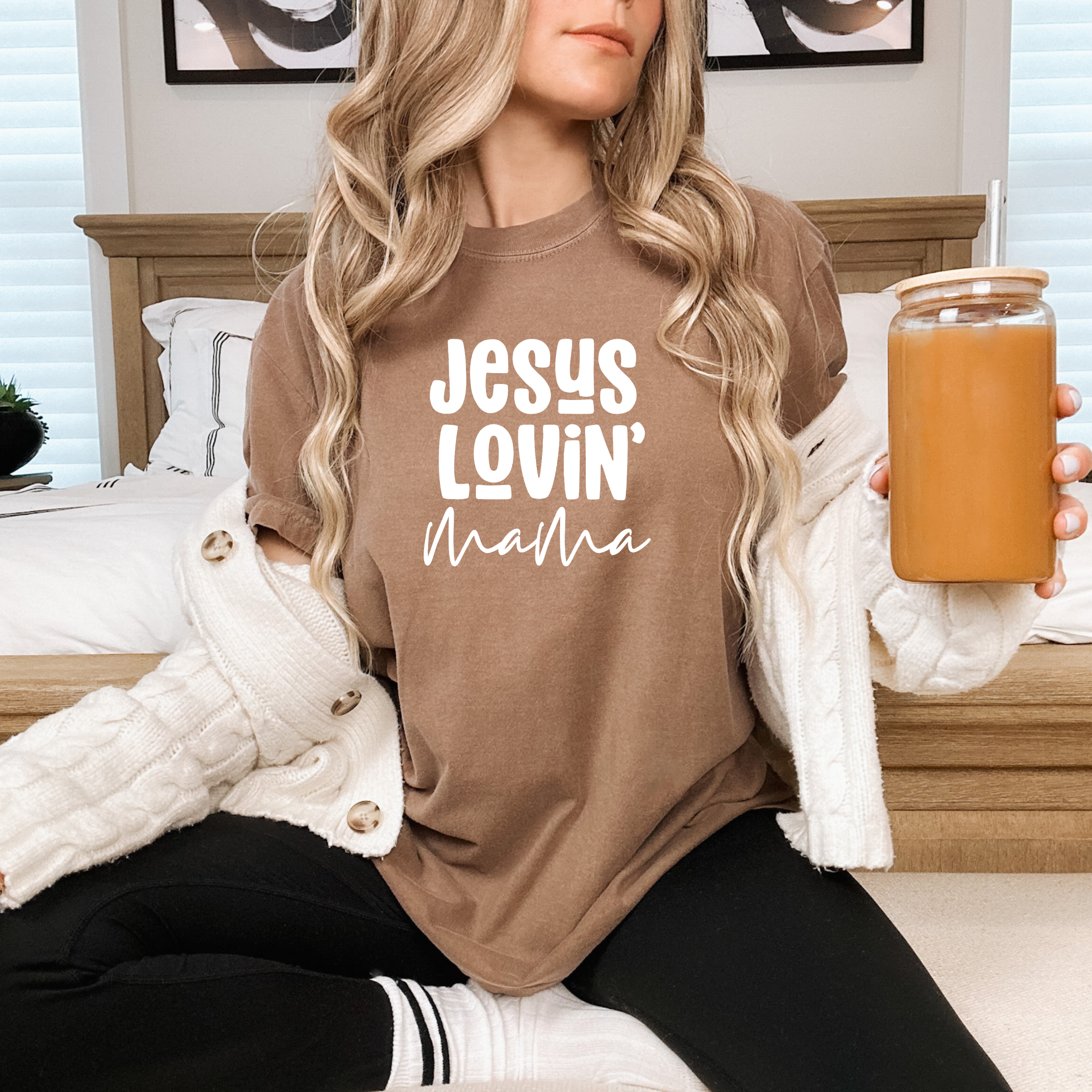 Jesus Loving Mama Tee - Christian Spring Western Graphic Tee Hoodie, Sweatshirt | PodTeesHub.com