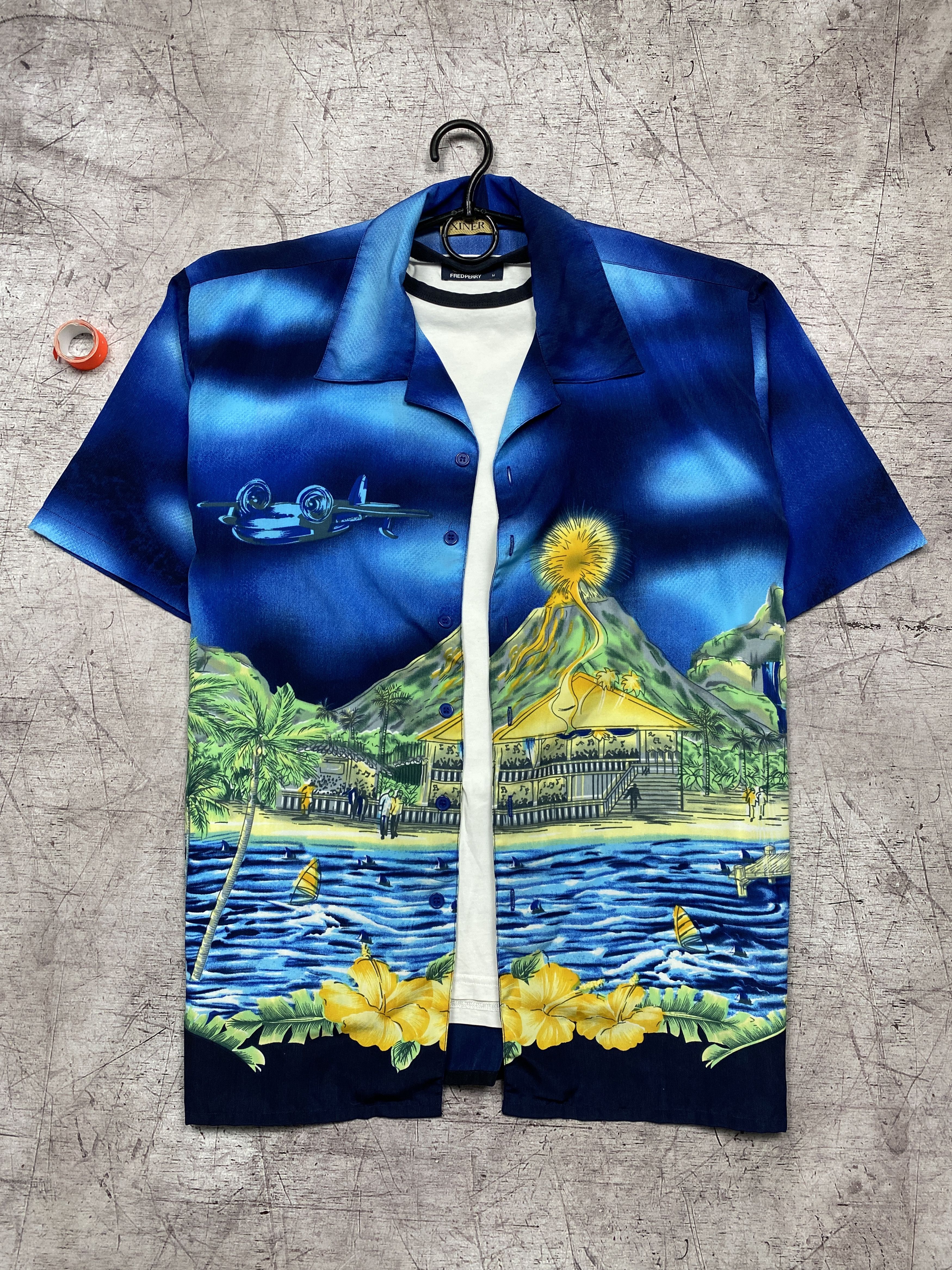 Vintage Mens Hawaiian Shirt Hoodie, Sweatshirt | PodTeesHub.com