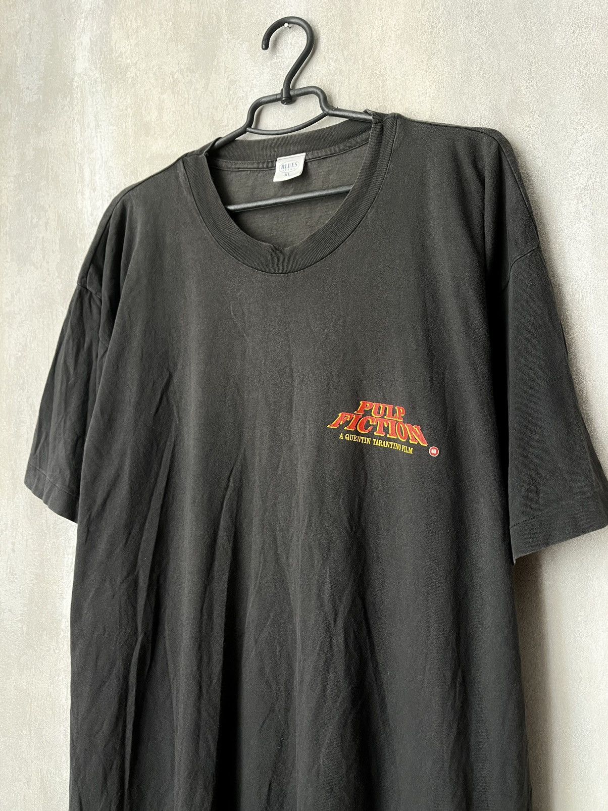 Vintage Pulp Fiction 1990s A Quentin Tarantino Film Promo T Shirt Hoodie, Sweatshirt | PodTeesHub.com