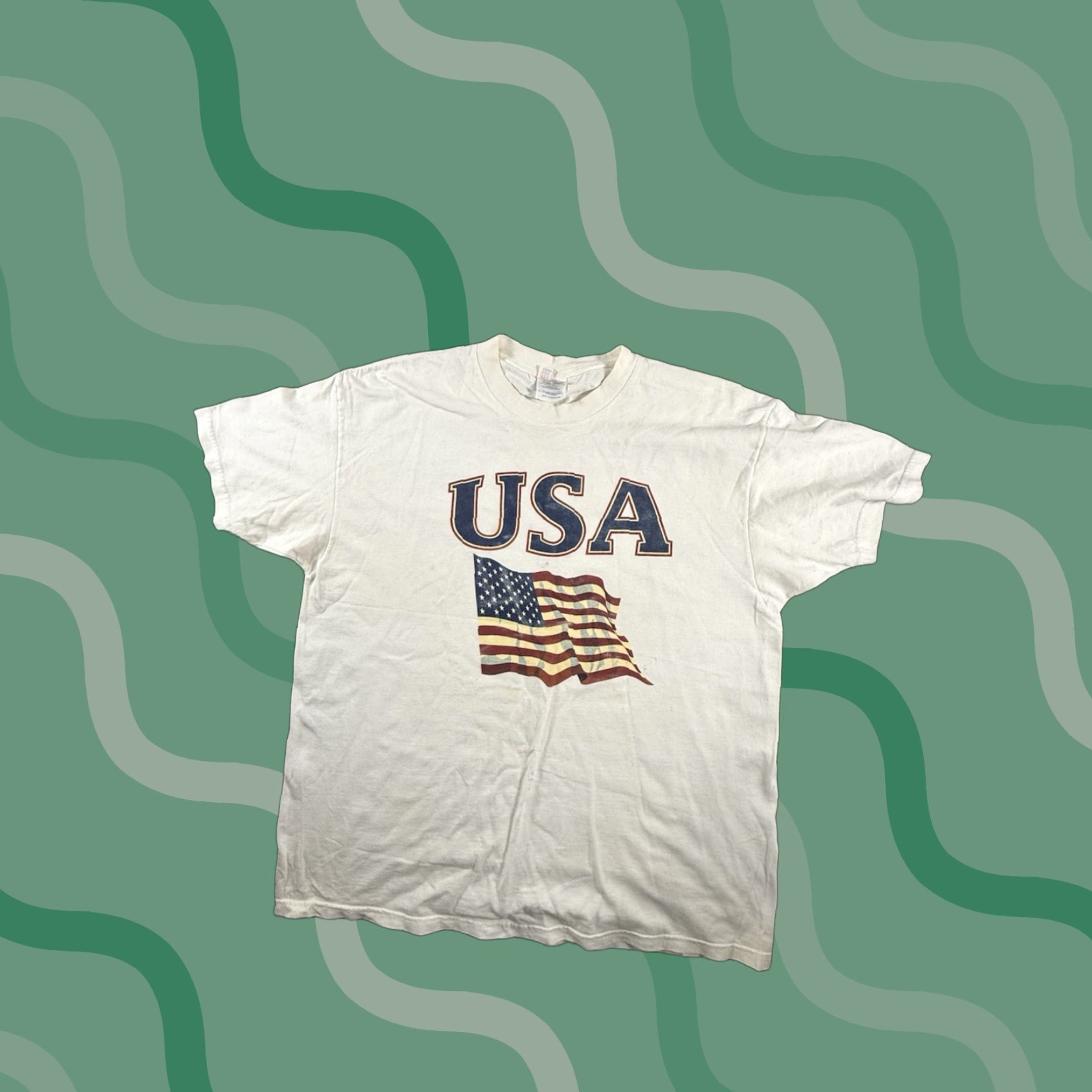 Vintage Streetwear Mens Xl T Shirt Short Sleeve White Usa 90s Cotton Shirt Mens Hoodie, Sweatshirt | PodTeesHub.com