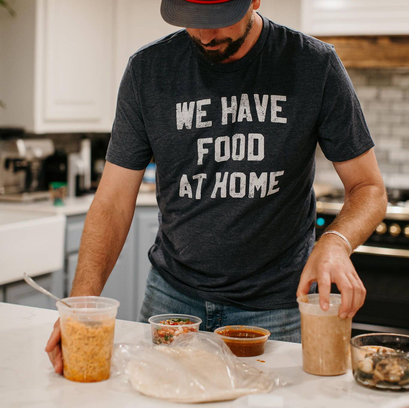 We Have Food At Home Men's Shirt, Father's Day Tee Hoodie, Sweatshirt | PodTeesHub.com