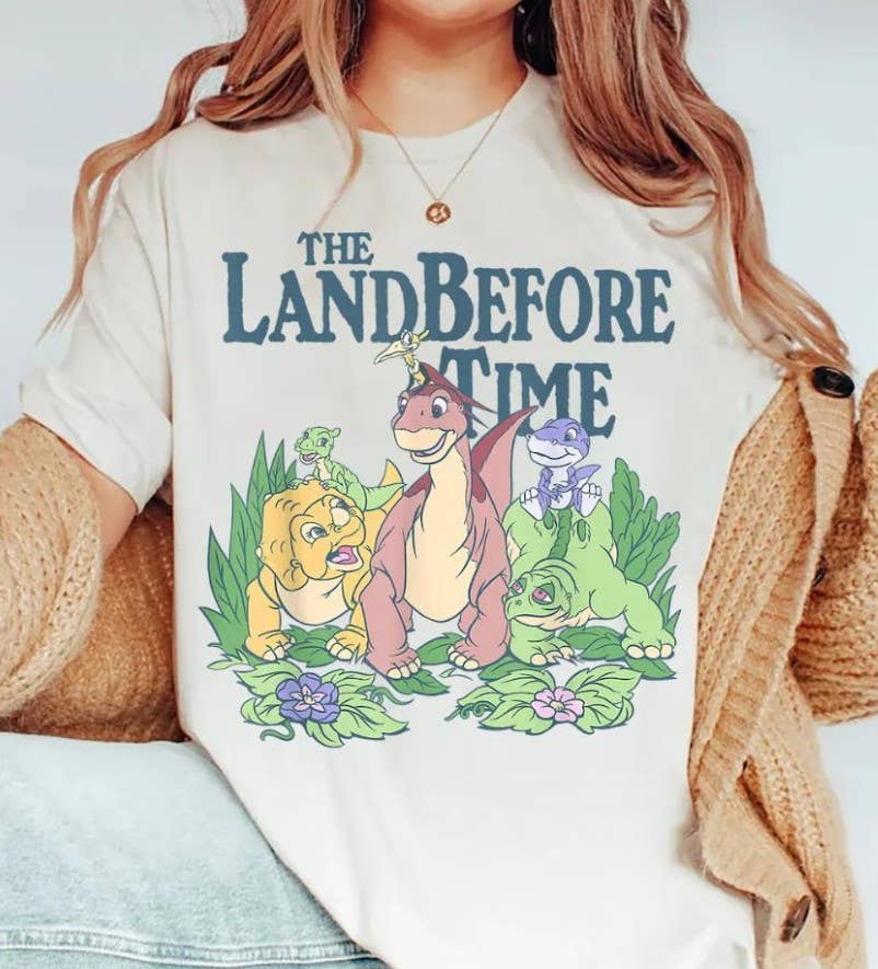 Land Before Time Dinosaur Friends Shirt - Pastel Party Tee Hoodie, Sweatshirt | PodTeesHub.com