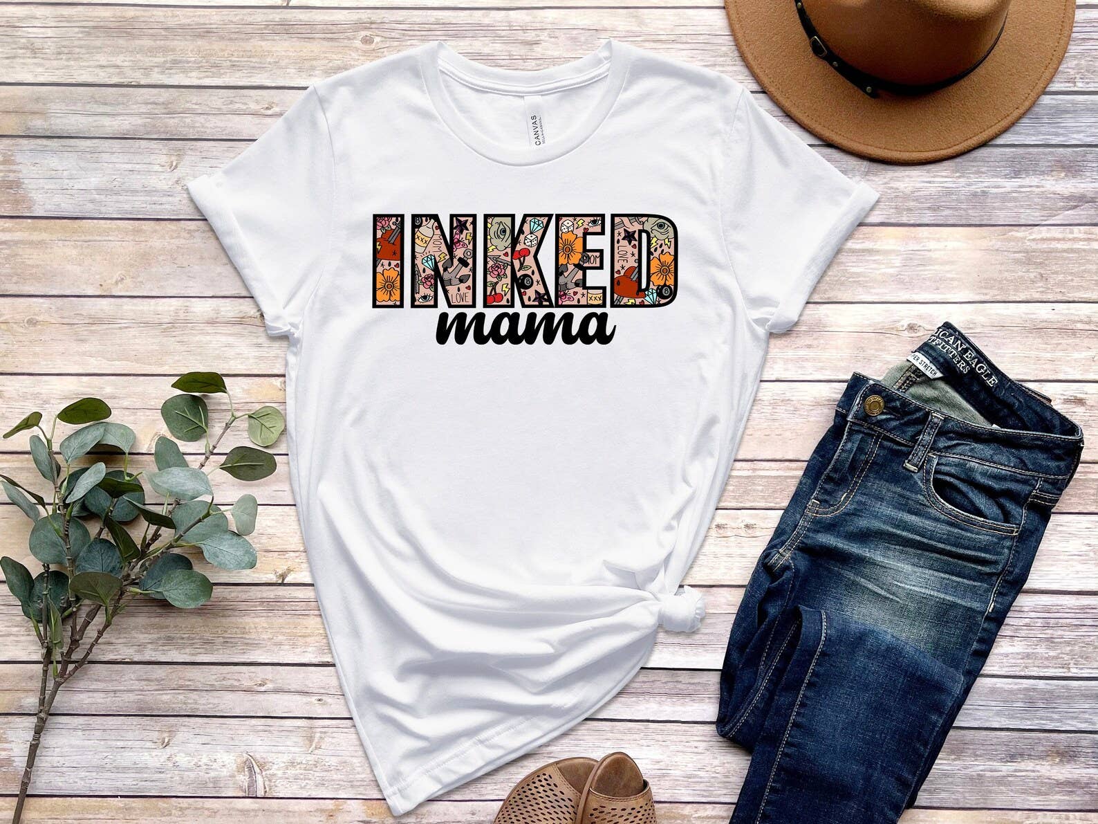 Inked Mama T-Shirt Hoodie, Sweatshirt | PodTeesHub.com