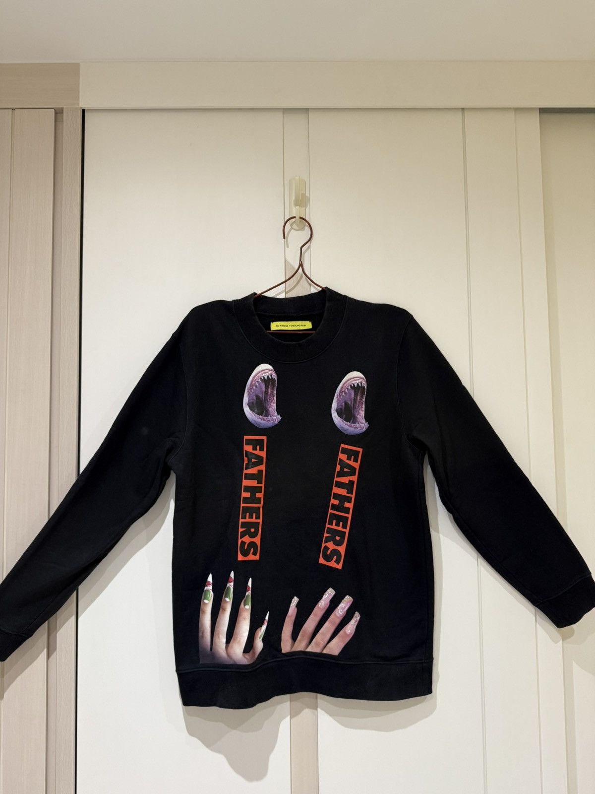 Sterling Ruby Black Sweatshirt With Nails T-Shirts, Hoodie | PodTeesHub.com