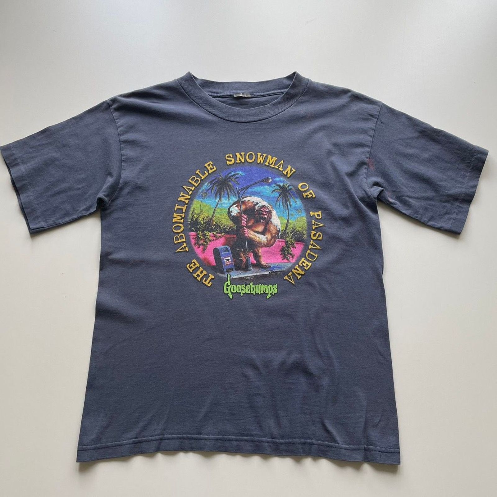 Vintage 90s Goosebumps Medium 1995 Cartoon Art Rare T-Shirts, Hoodie, Sweatshirt