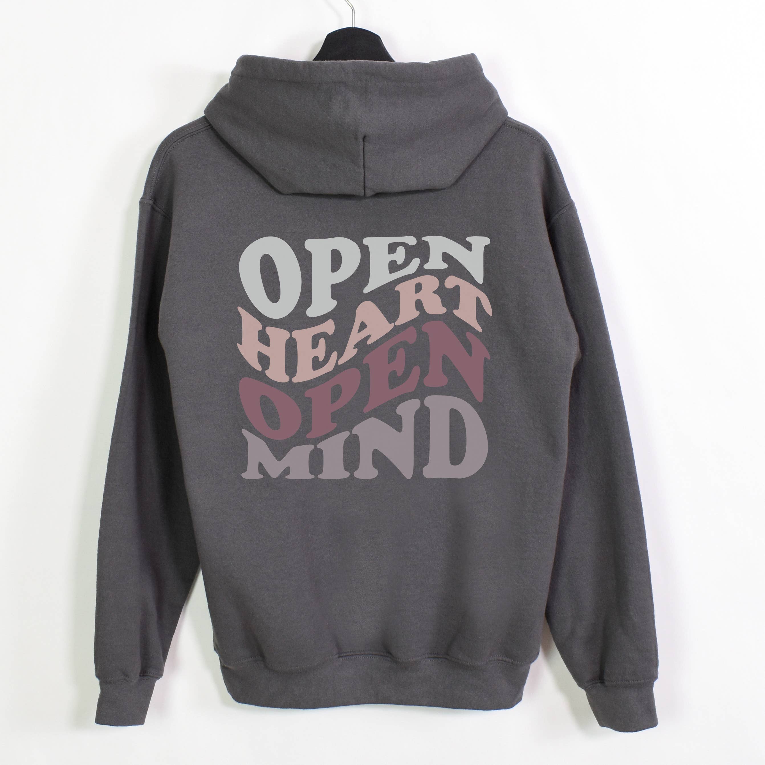 Open Heart Open Mind Hoodie | Sweatshirt | Sizes S-2XL T-Shirts | PodTeesHub.com