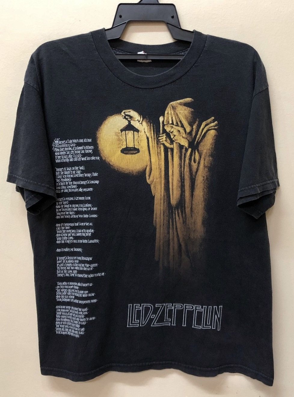 Led Zeppelin X Vintage Vintage Led Zeppelin Stairway To Heaven Rock Band Tshirt Hoodie, Sweatshirt | PodTeesHub.com