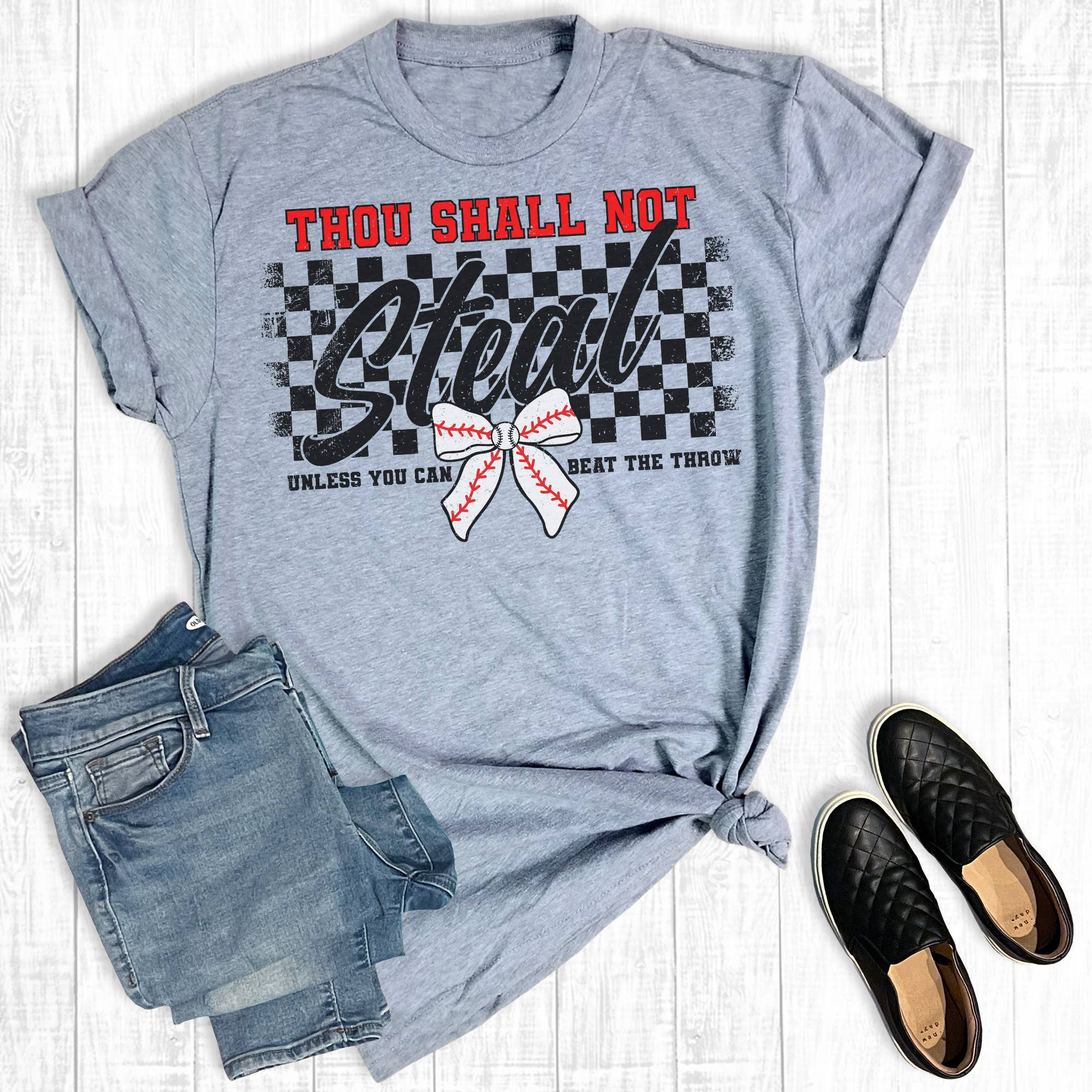 Baseball Thou Shall Not Steal Graphic Tee Hoodie, Sweatshirt | PodTeesHub.com