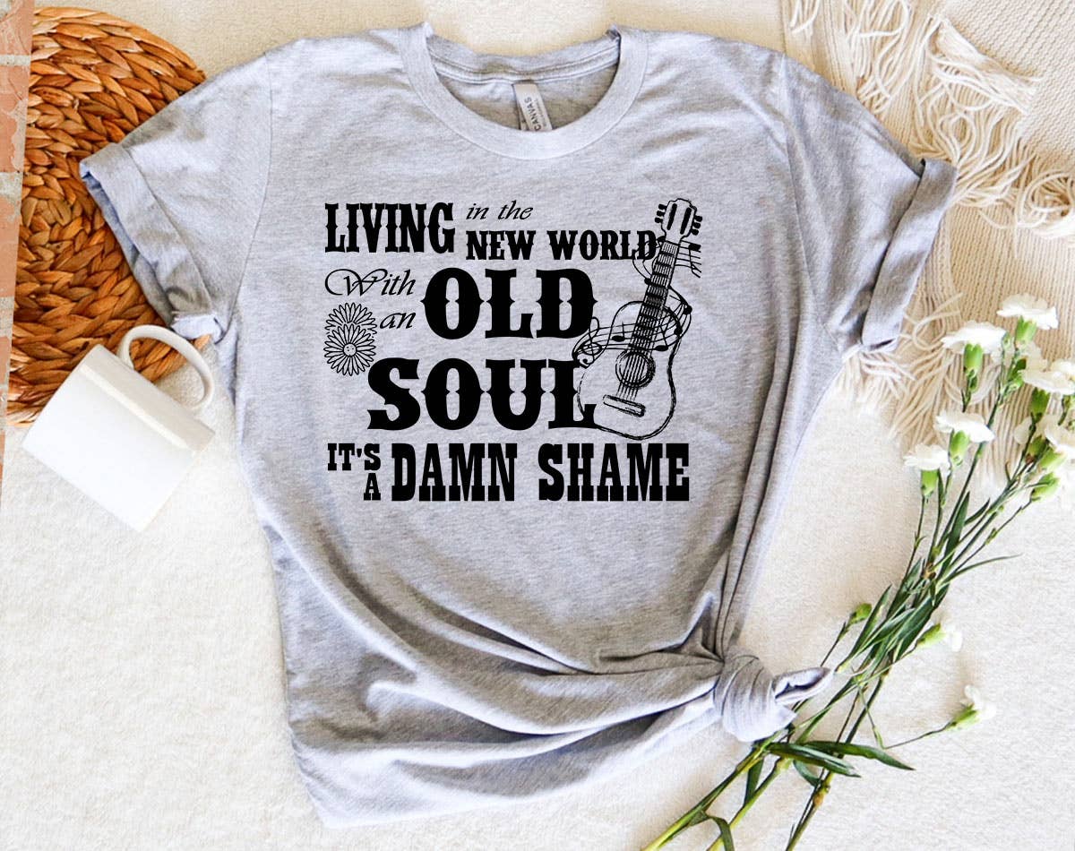 Old Soul  Oliver Anthony Inspired - Lyric T-Shirt Hoodie, Sweatshirt | PodTeesHub.com