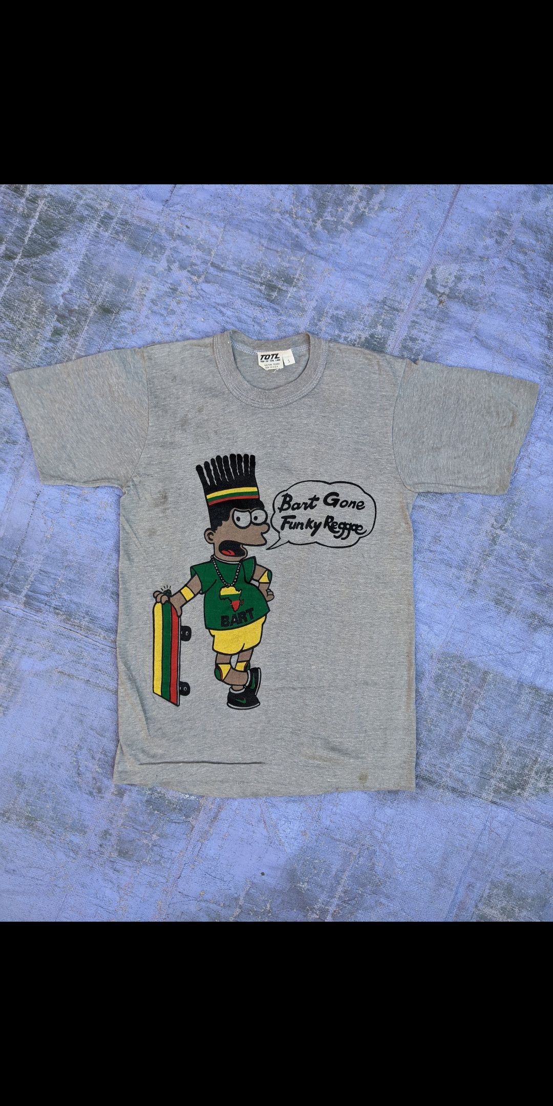 Vintage 90s Bart Gone Funky Reggae Black Bart Simpsons Bootleg T-Shirts, Hoodie, Sweatshirt