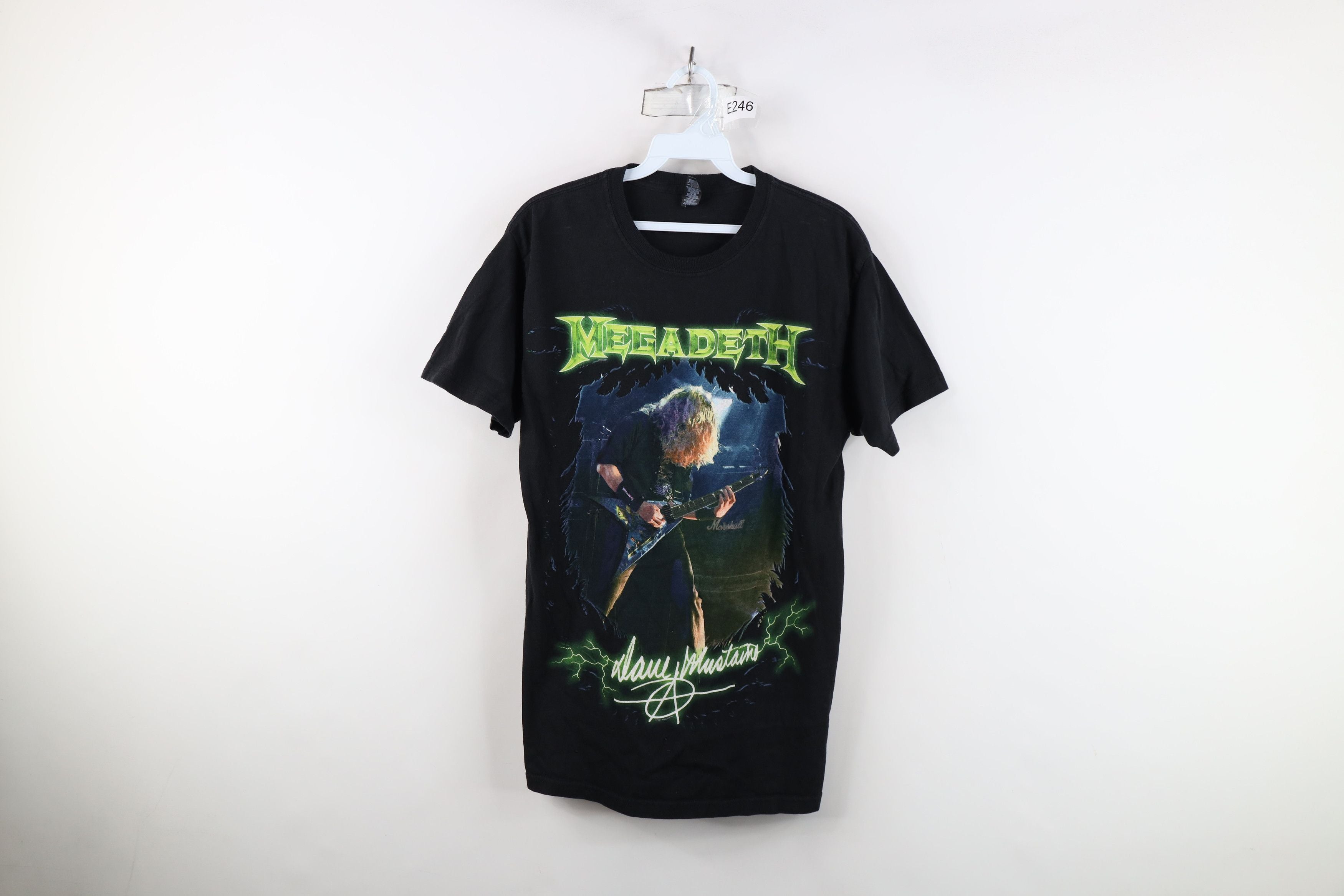 Vintage Y2k Dave Mustaine Megadeth Band T Shirt Black Hoodie, Sweatshirt | PodTeesHub.com