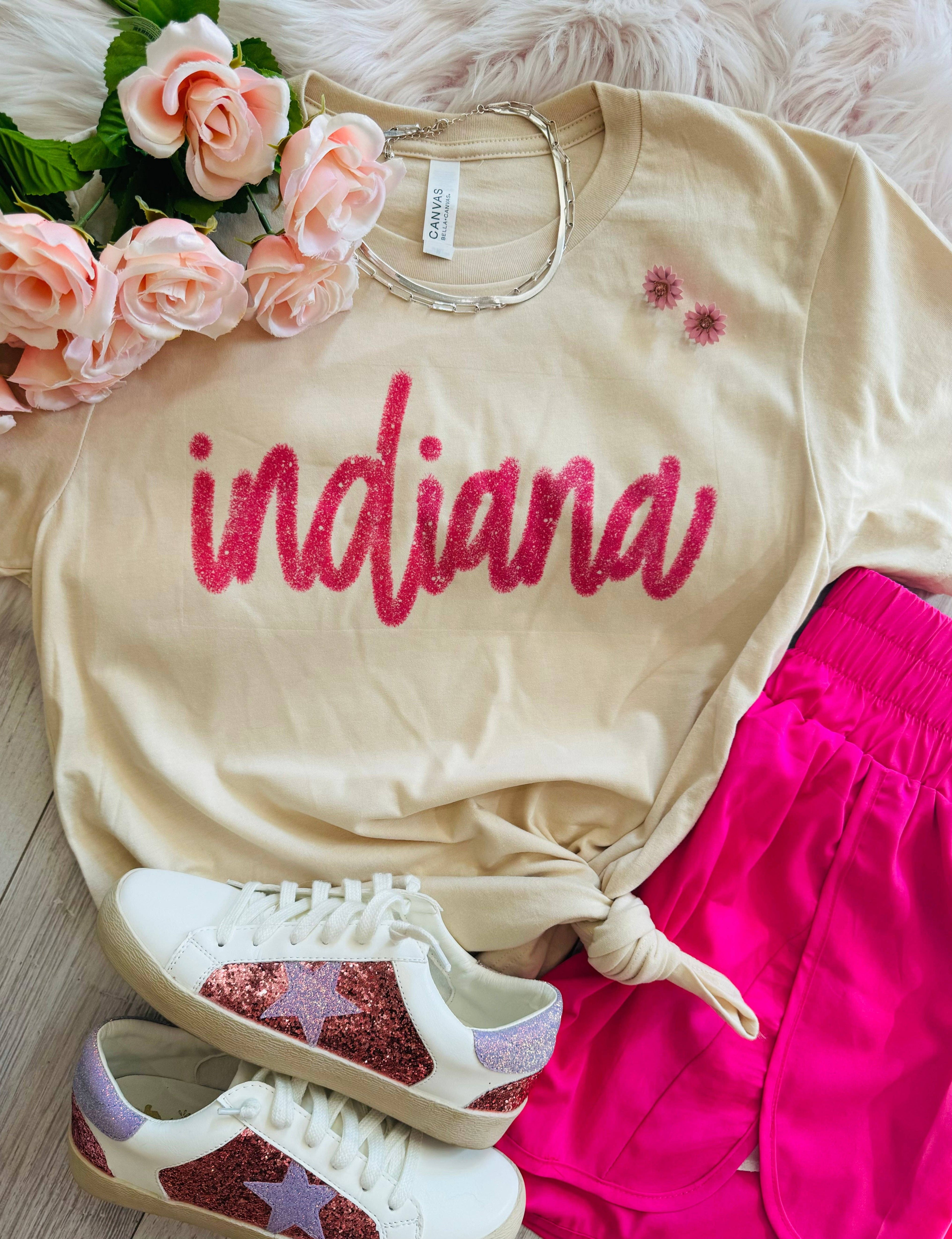 Indiana Faux Tinsel Tee Hoodie, Sweatshirt | PodTeesHub.com