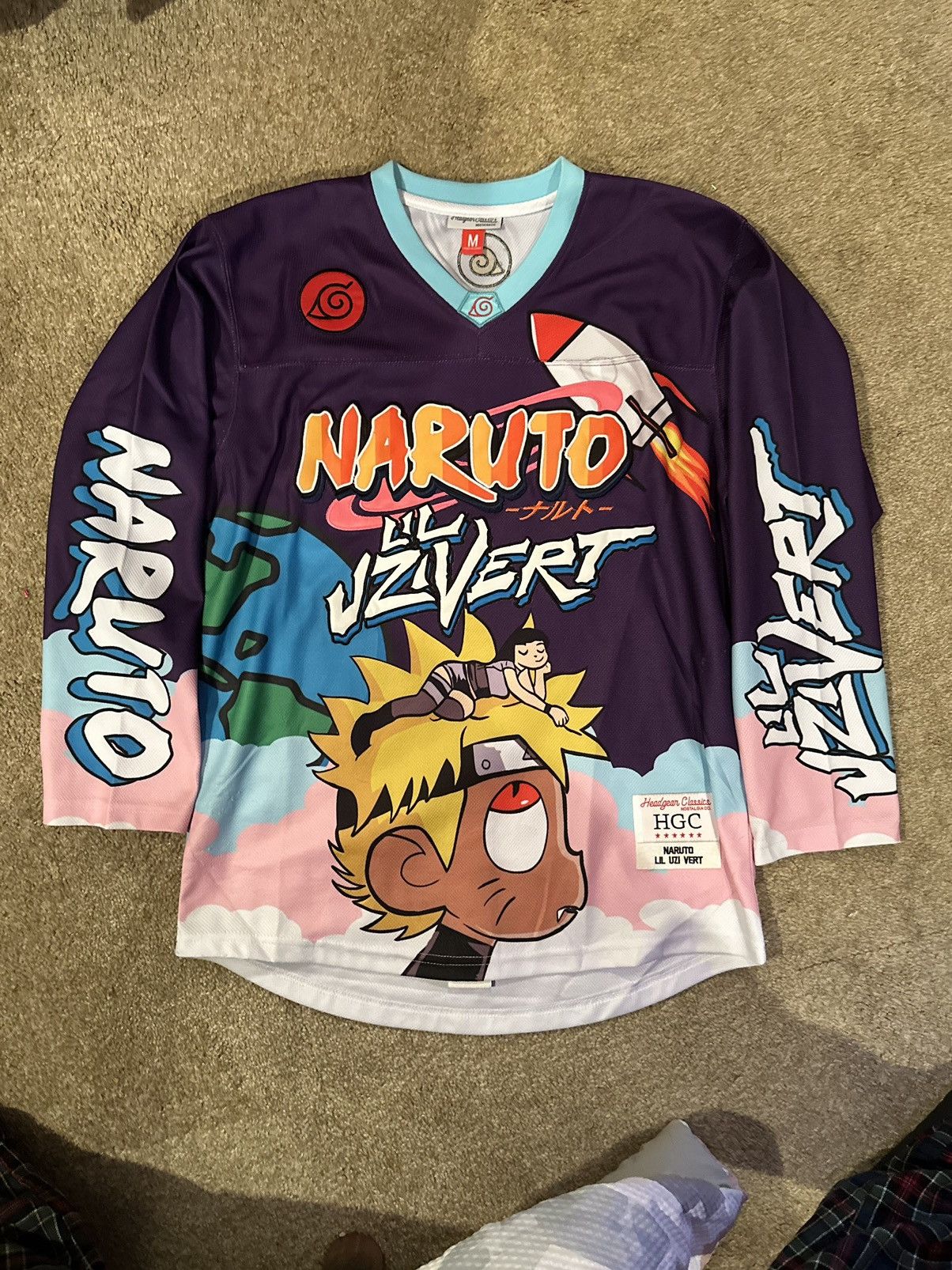 Uzumaki X Lil Uzi Vert Hockey Jersey T-Shirts, Hoodie, Sweatshirt | PodTeesHub.com