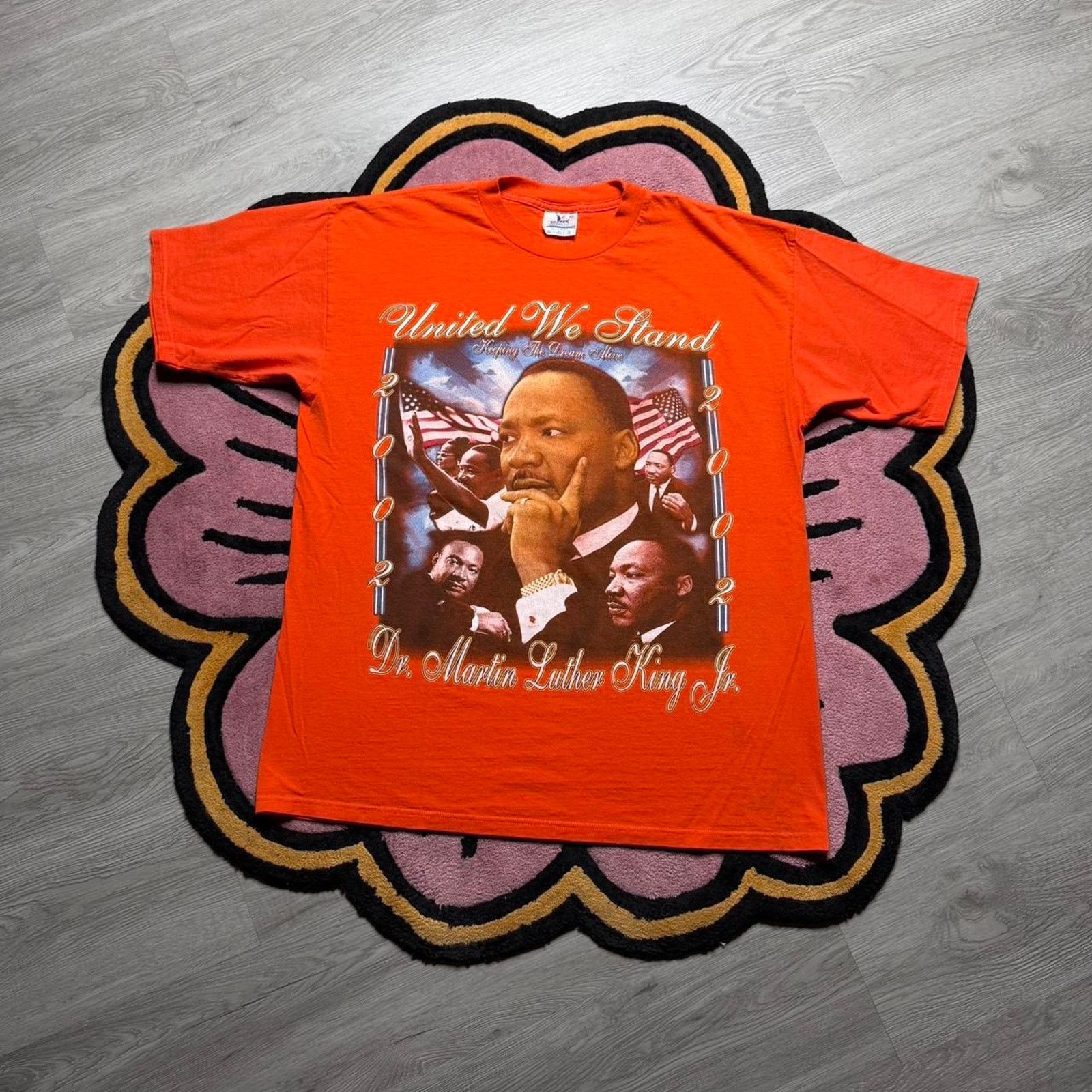 Vintage Y2k Martin Luther King Double Sided Rap T Shirt Hoodie, Sweatshirt | PodTeesHub.com