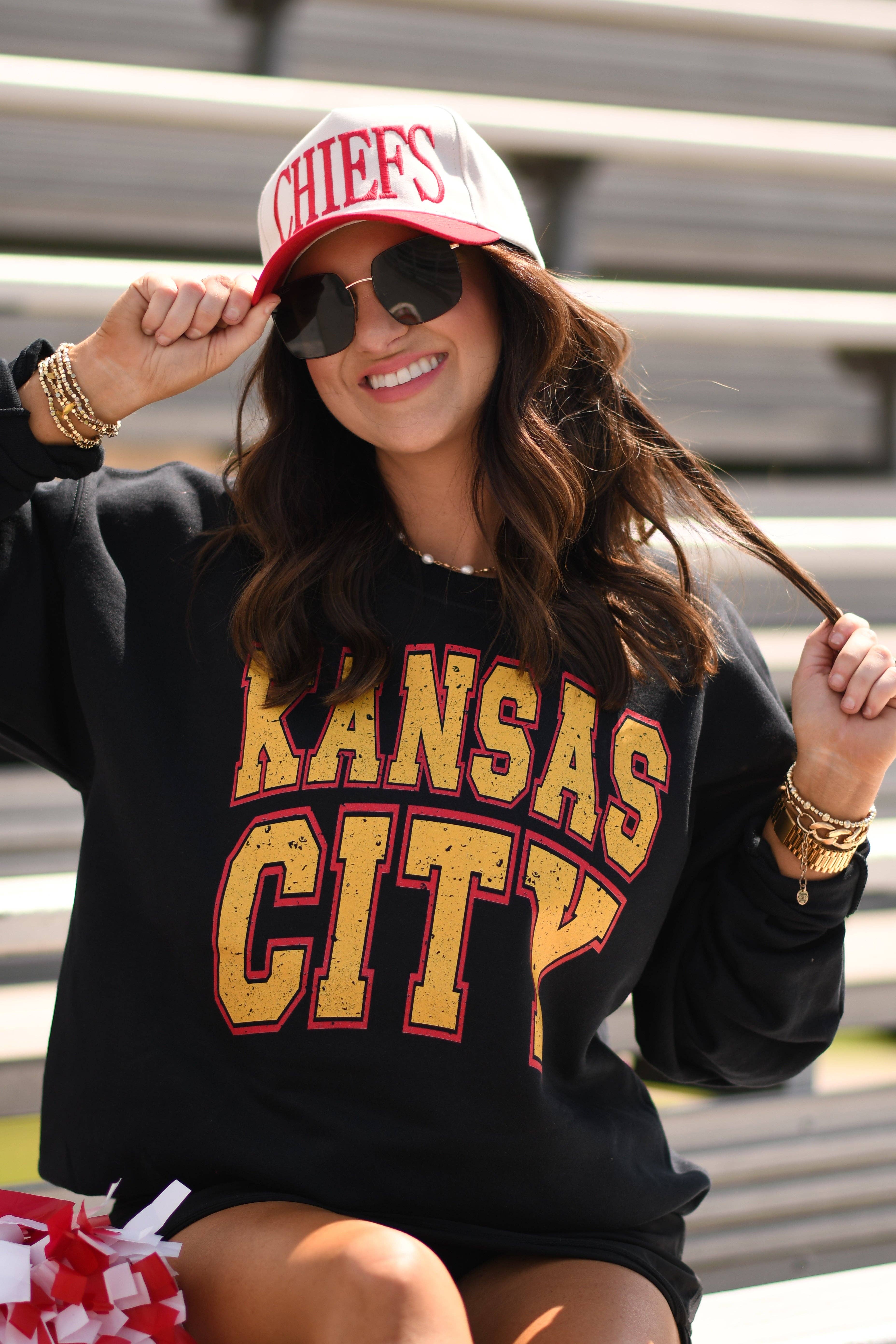 Kansas City Block Sweatshirt T-Shirts, Hoodie | PodTeesHub.com