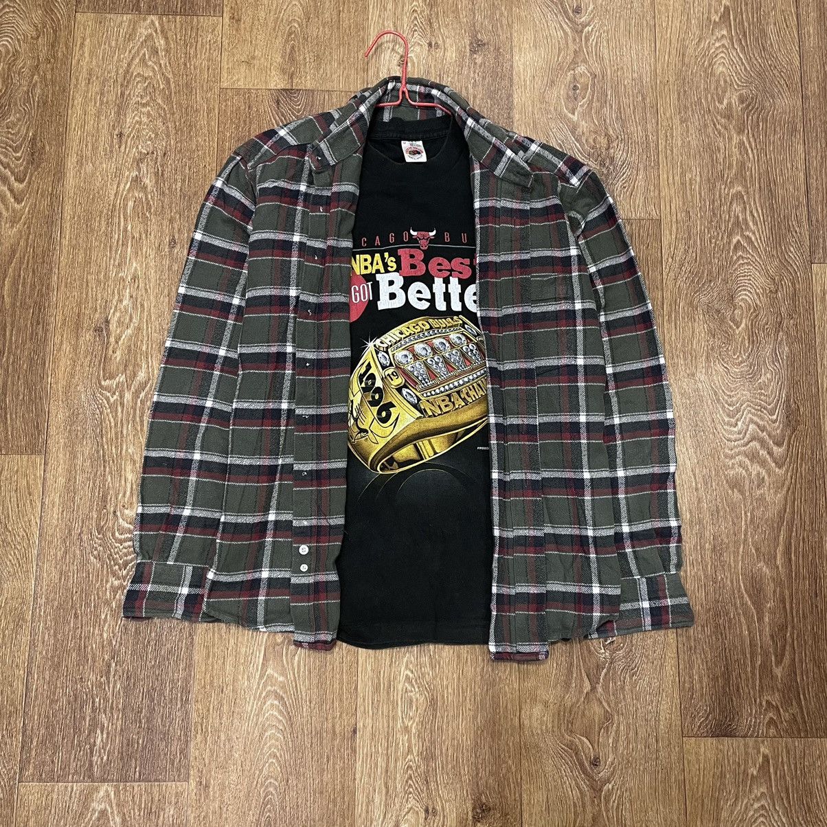 Vintage Flannel Checkered Shirt Travis Style Hoodie, Sweatshirt | PodTeesHub.com
