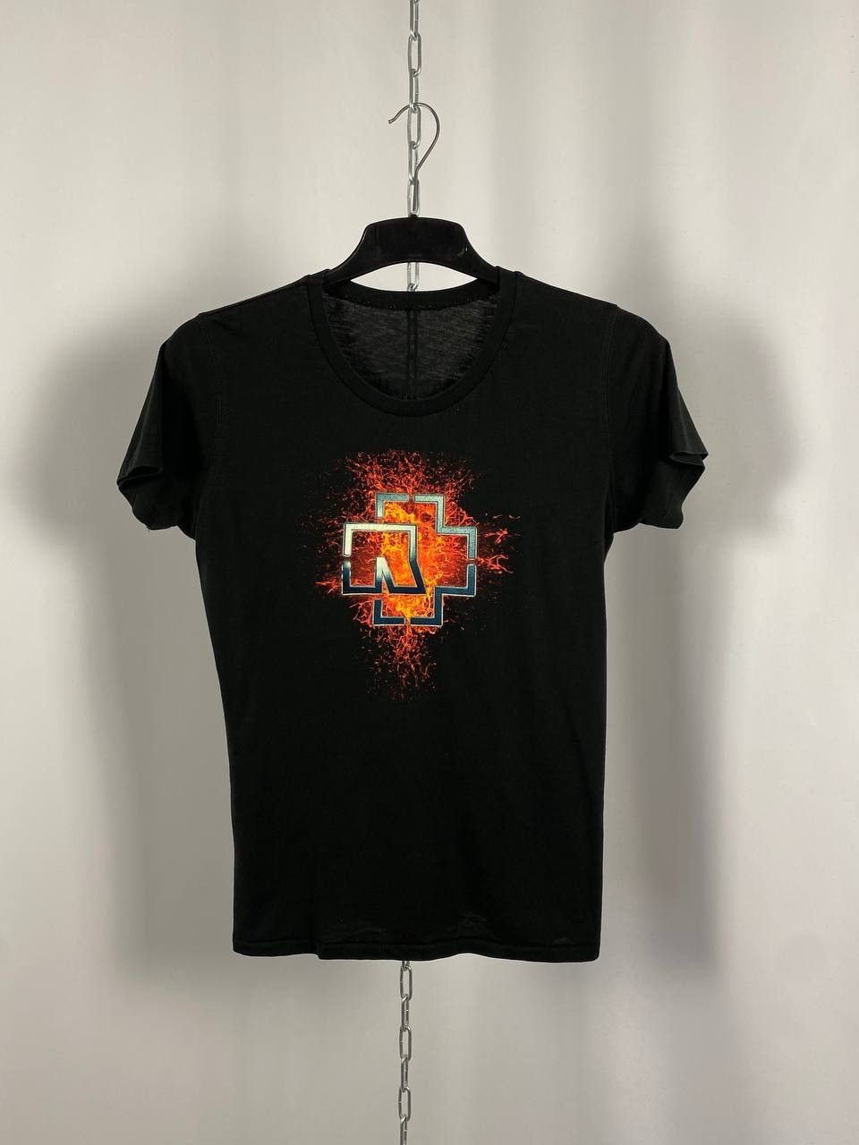 Vintage Rammstein Big Logo Fire Vintage T Shirts Size Xs Hoodie, Sweatshirt | PodTeesHub.com