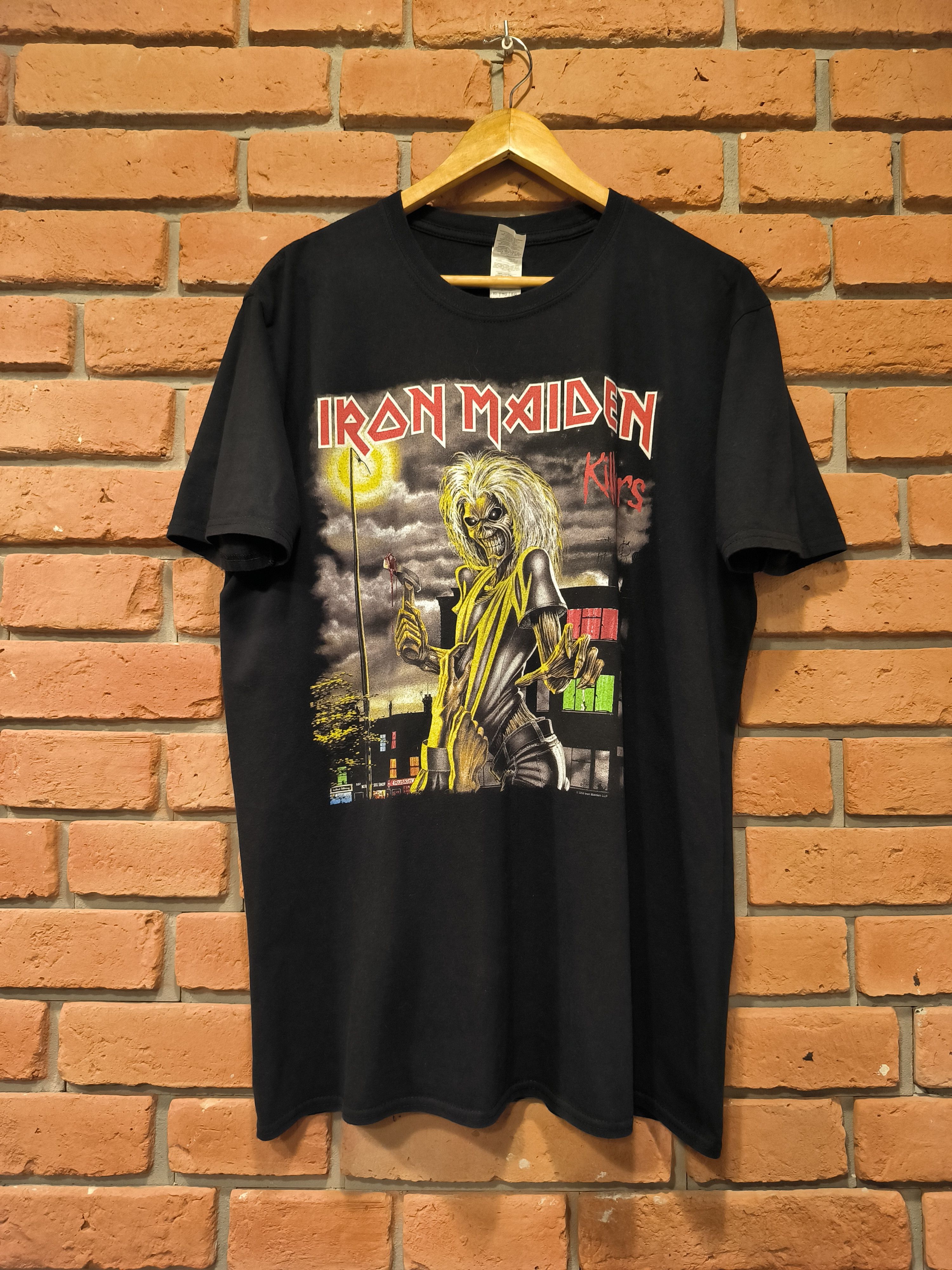 Iron Maiden X Vintage Vintage Iron Maiden Killers Tee Shirt 2010 Lpp Hoodie, Sweatshirt | PodTeesHub.com