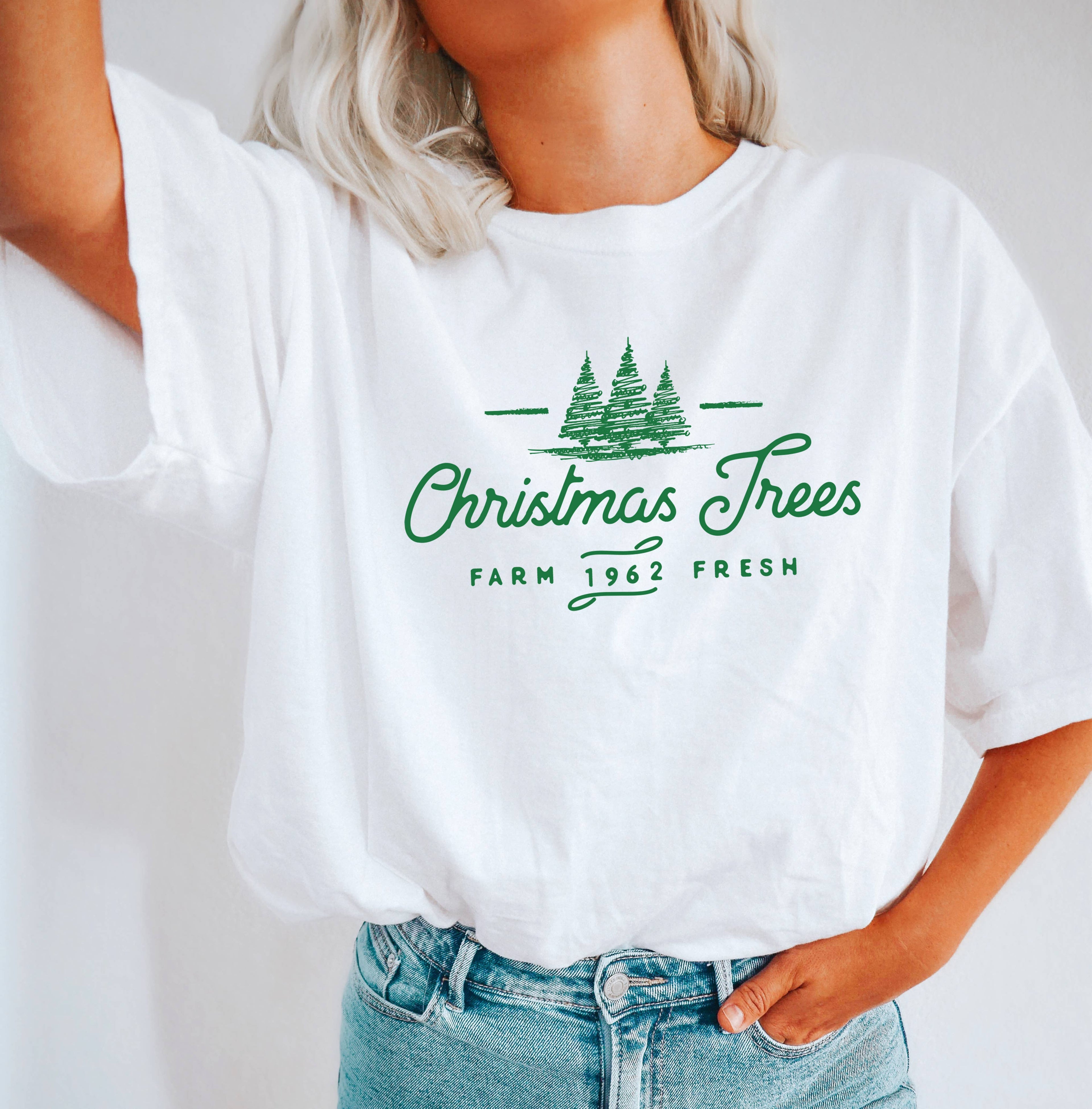 Christmas Tree Farm, Christmas Shirt, Holiday Shirt Hoodie, Sweatshirt | PodTeesHub.com