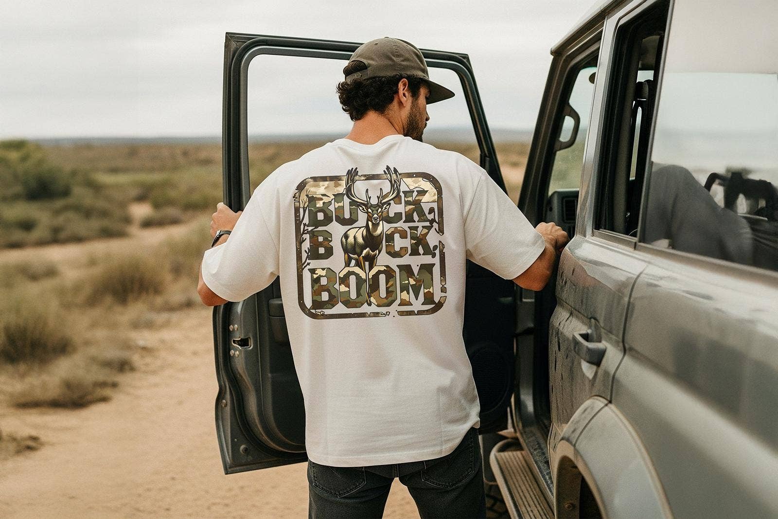 Rustic Camo Deer Hunter Antler Hunting Shirt Design Hoodie, Sweatshirt | PodTeesHub.com