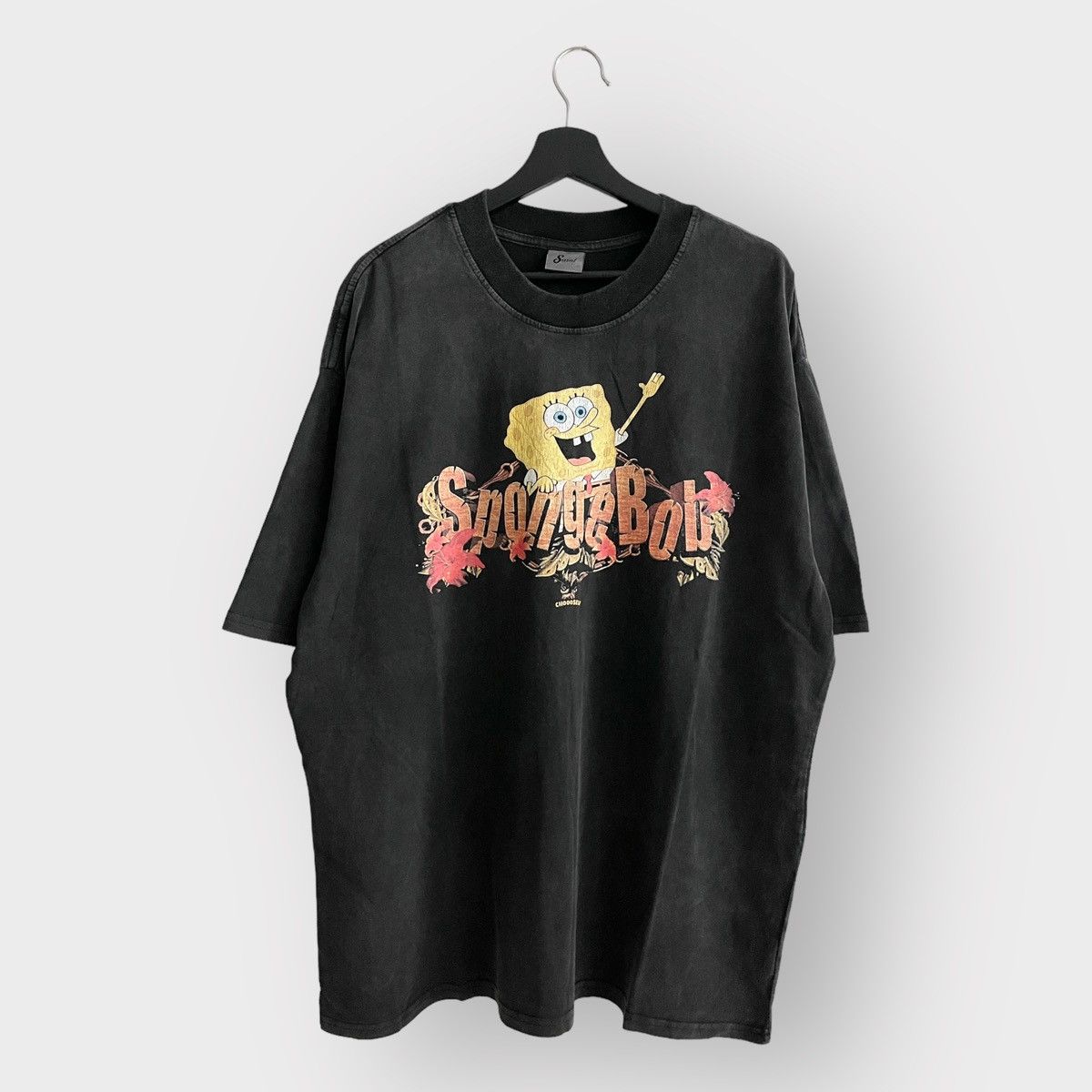 Vintage Steal Spongebob Says Hi Tee L Hoodie, Sweatshirt | PodTeesHub.com