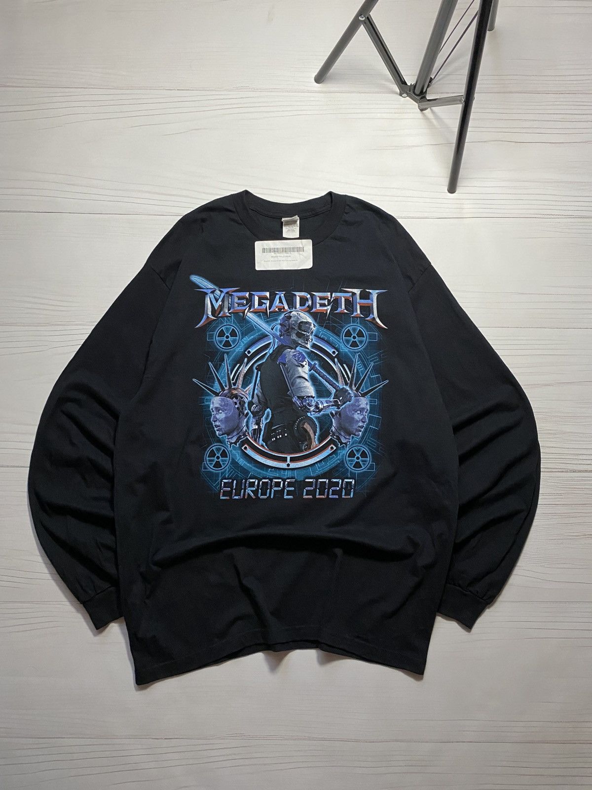 Megadeth Dystopia Europe Toure 2020 Longsleeve T Shirt Band Hoodie, Sweatshirt | PodTeesHub.com
