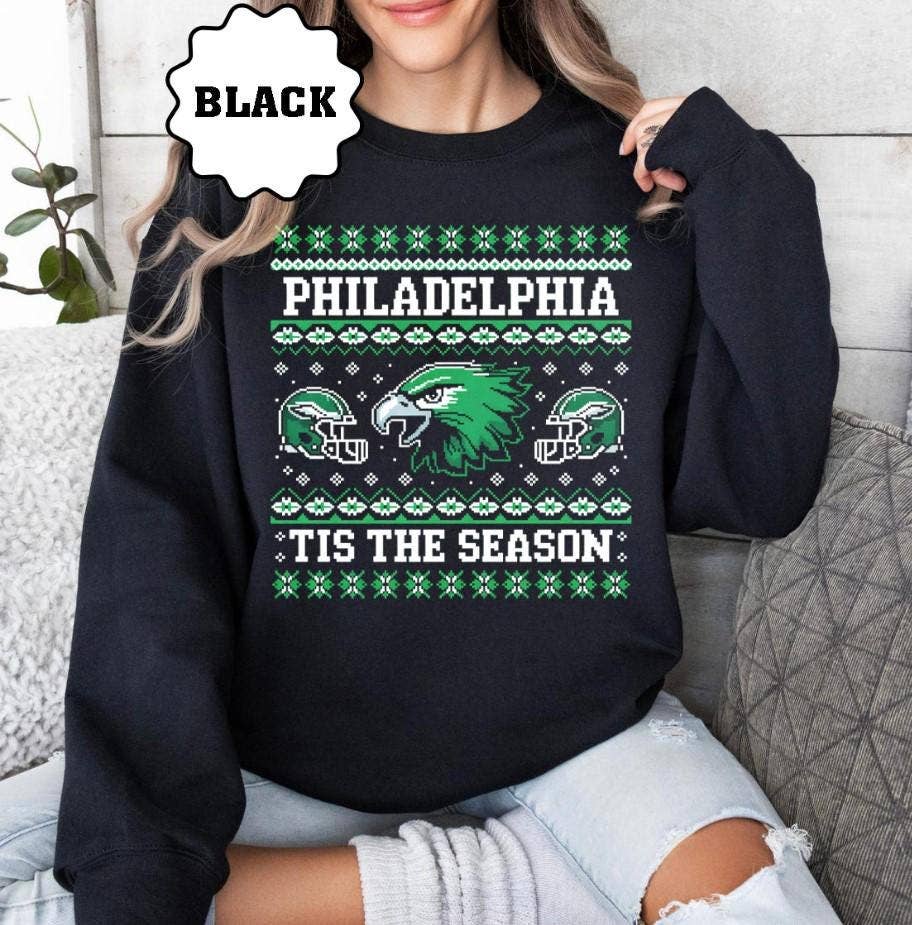 Philly Football Ugly Christmas Sweatshirt T-Shirts, Hoodie | PodTeesHub.com