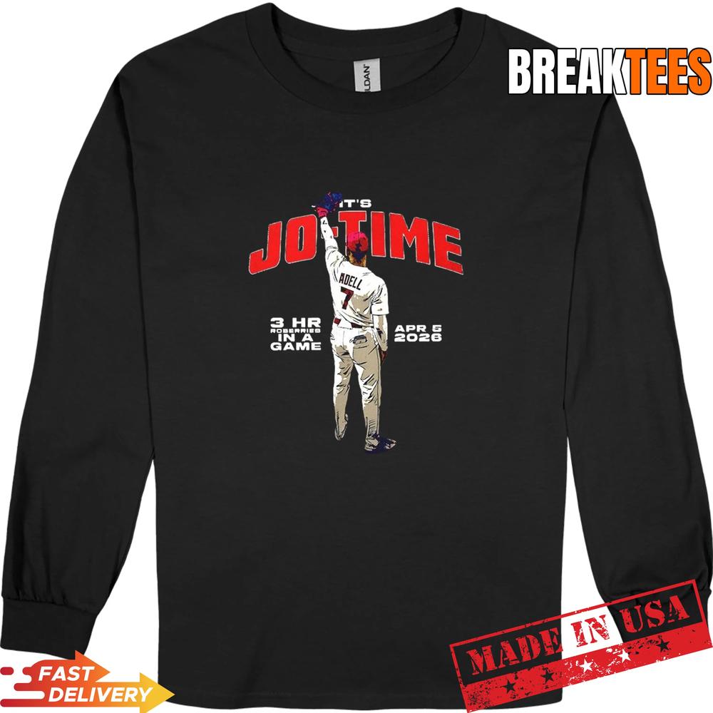 A It’s Jo-Time Jo Adell Los Angeles Angels Baseball Shirt