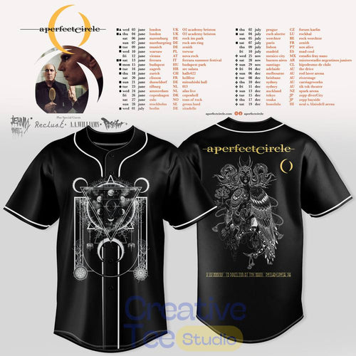 A Perfect Circle World Tour 2026 Baseball Jersey