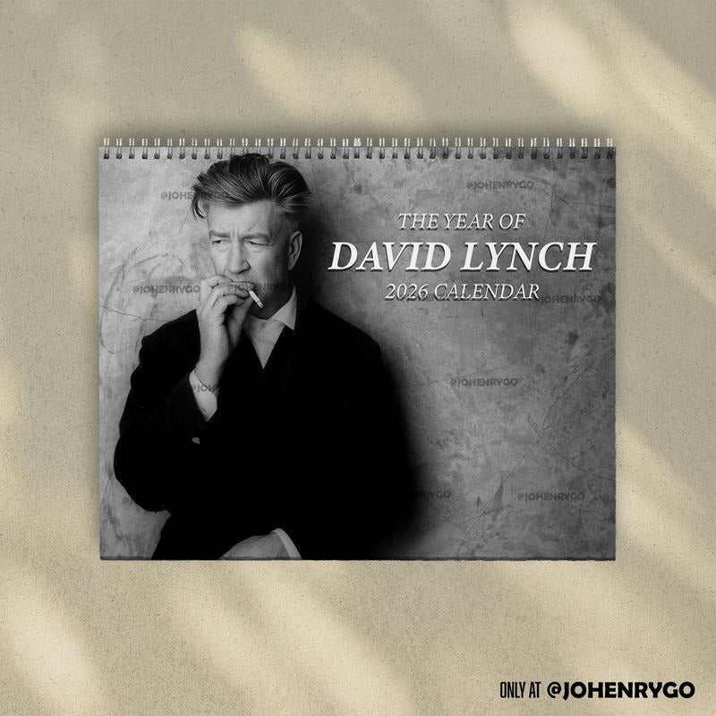 A Year Of David Lynch 2026 Wall Calendar - Kyle Maclachlan's Friend| Home Decor, Office Decor - New Year Fan Gift, Unique...