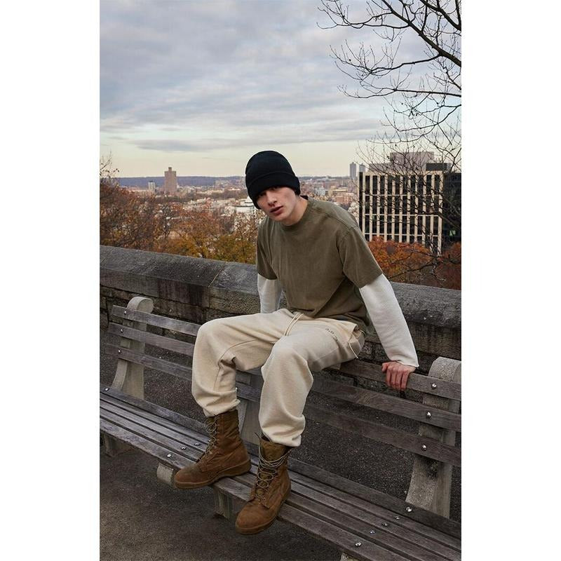 A.R.C. Men's Green Vintage Wash Heavyweight Oversized T-Shirt Hoodie, Sweatshirt | PodTeesHub.com