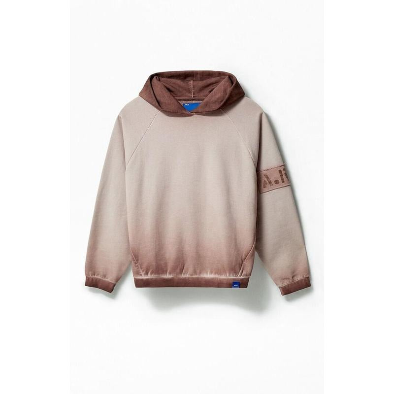 A.R.C. Men's Taupe Rose Vintage Wash Heavyweight Oversized Fleece Hoodie T-Shirts, Sweatshirt | PodTeesHub.com