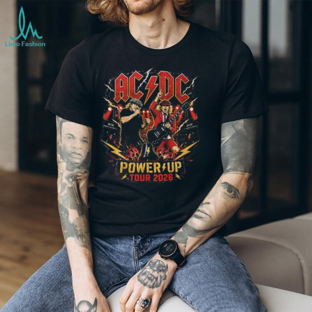 AC DC Power Up Tour 2026 Vintage Style Concert Apparel for Rock Music Shirt