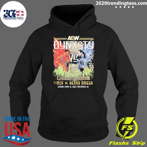 AEW Dynasty World Tag Team Championship MJF vs Kenny Omega April 12, 2026 Vancouver, BC Shirt